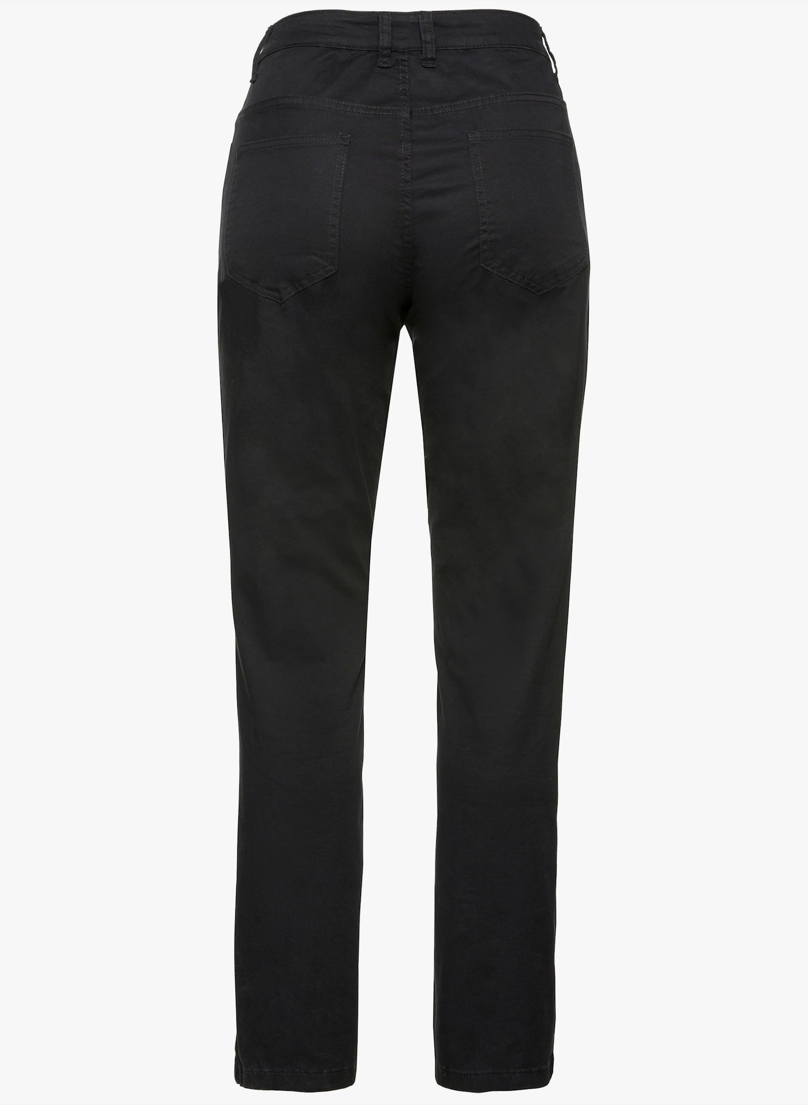 sheego Broek in recht model, van twill - zwart