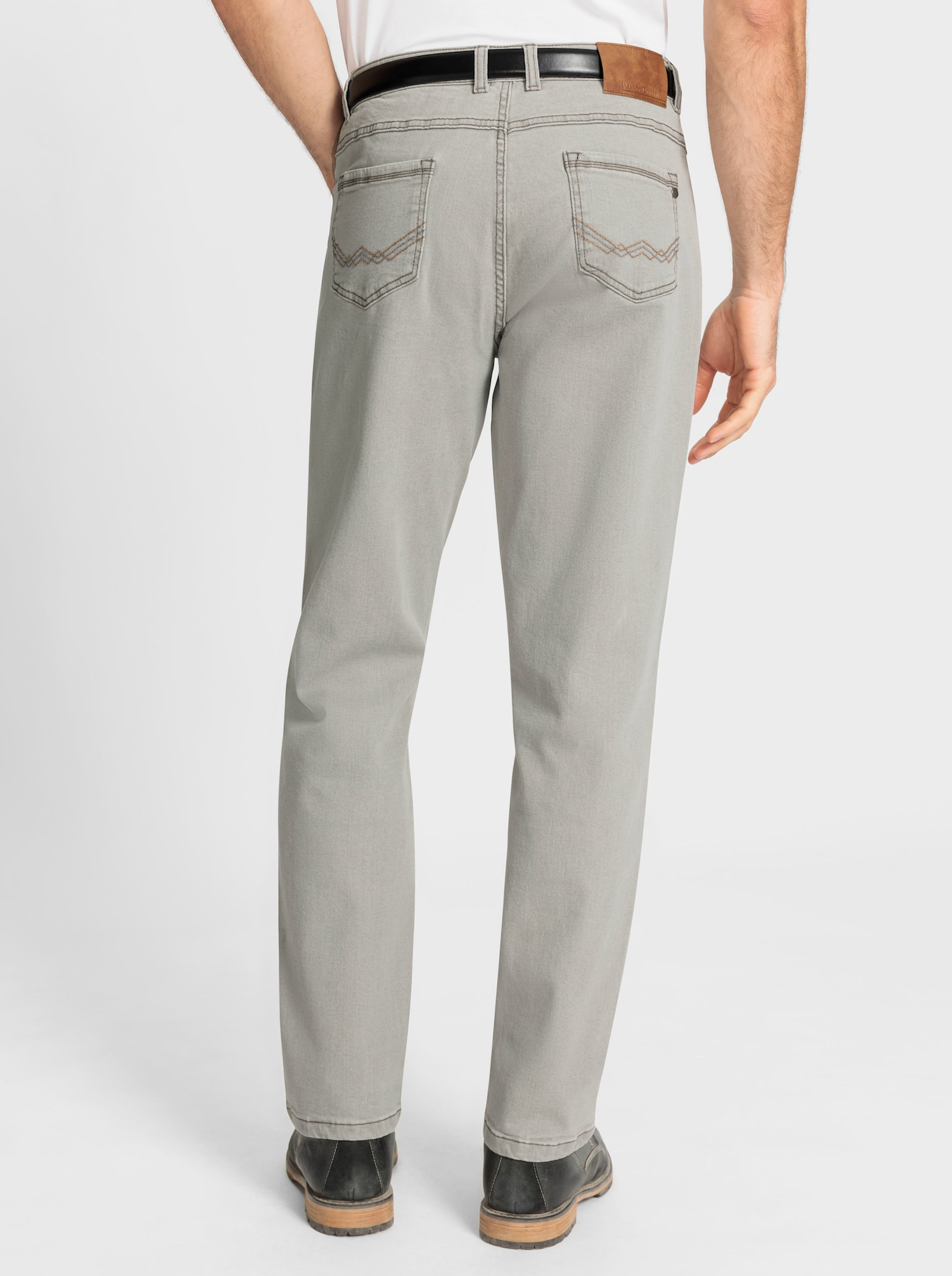 Marco Donati 5-Pocket-Jeans in Baumwoll-Stretch-Qualität - light grey-denim