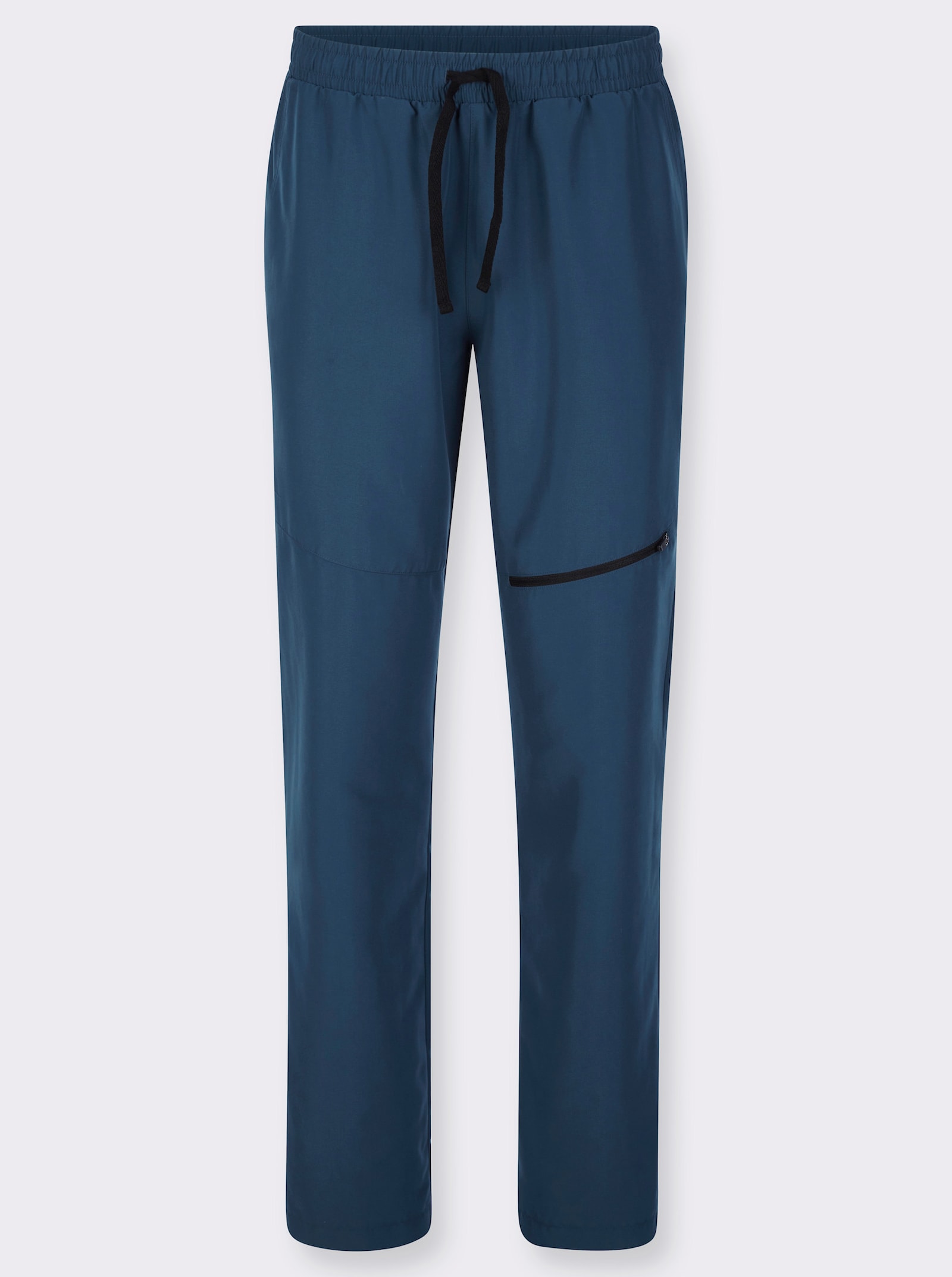 Kalhoty pro volný čas s kapsou na zip - tmavěmodrá