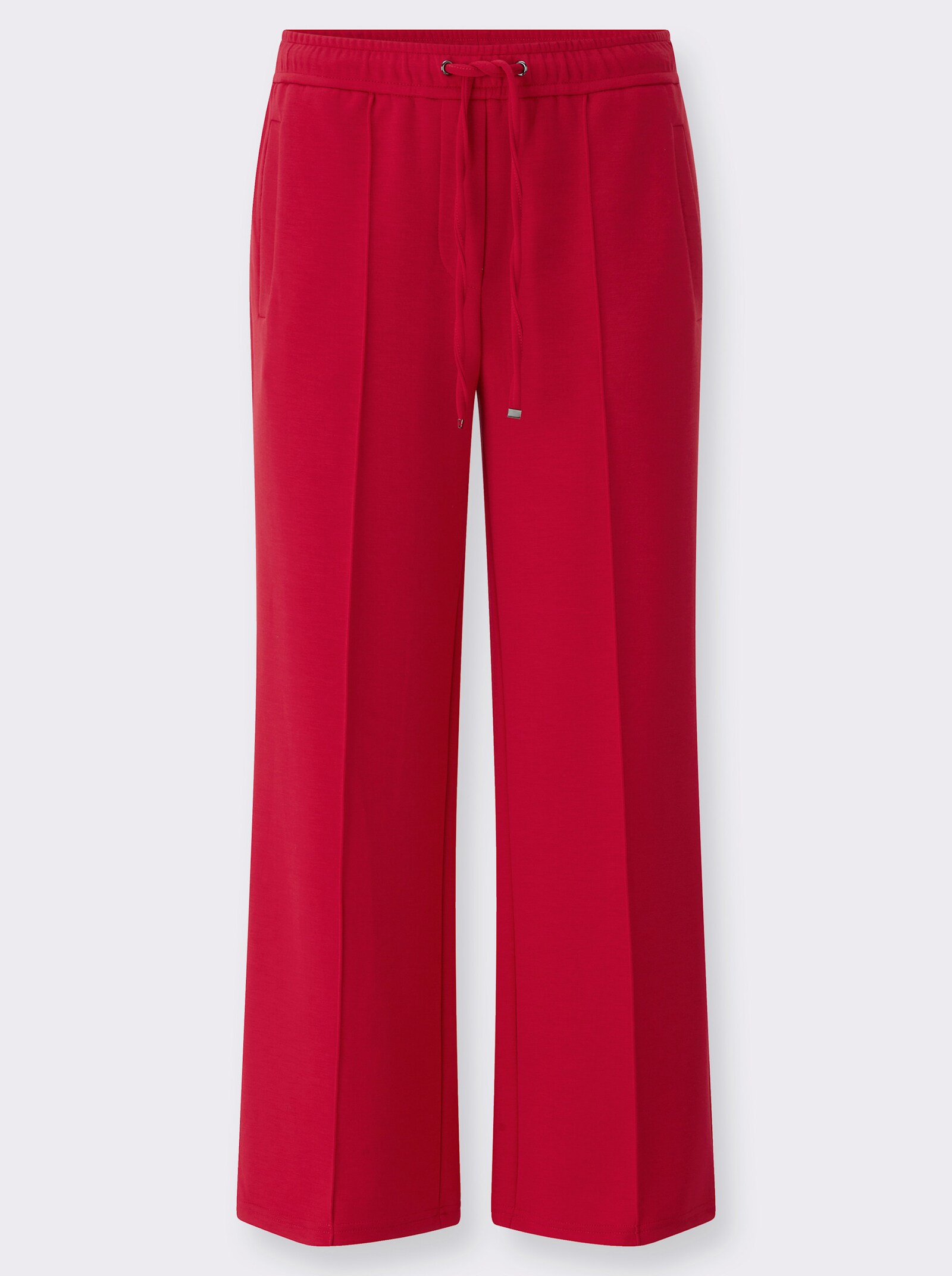 Schlupfhose in pflegeleichter Interlock-Qualität - rot