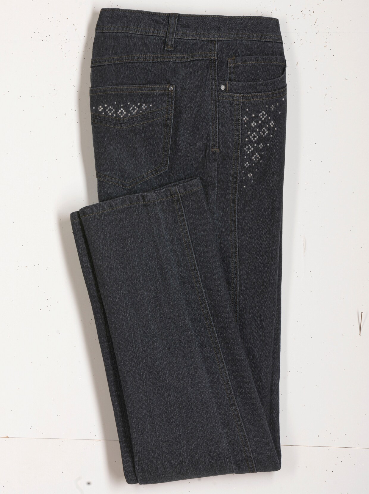Jeans - anthrazit-denim
