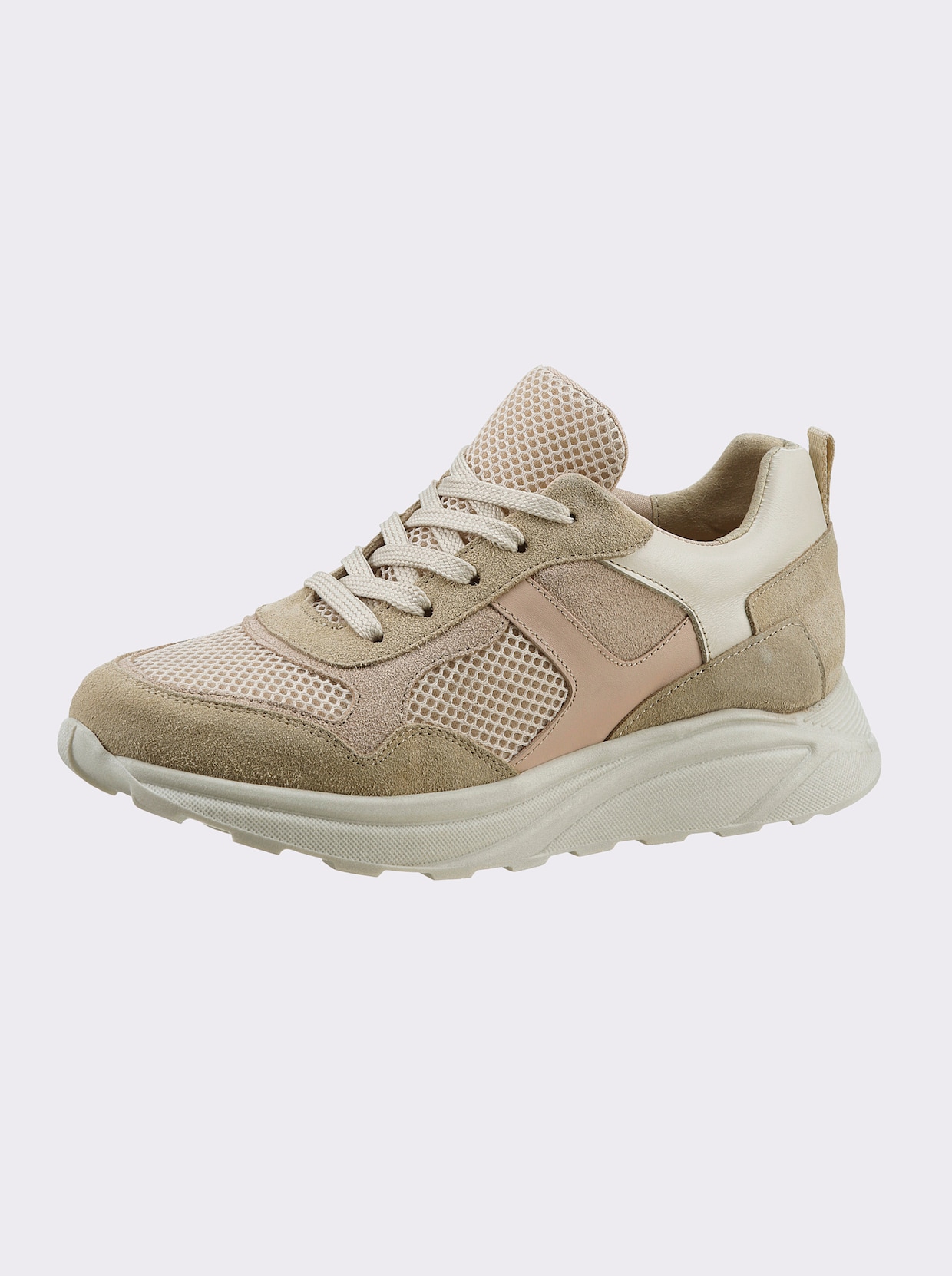 heine Sneaker - beige/roze