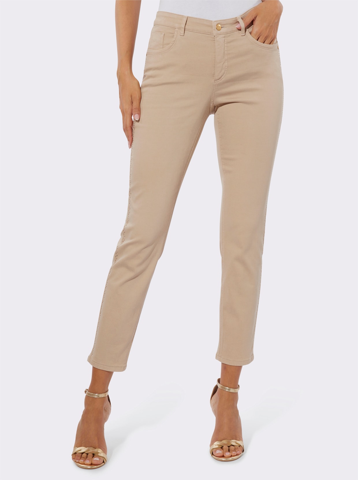 Ascari Jeans im 5-Pocket-Style - beige
