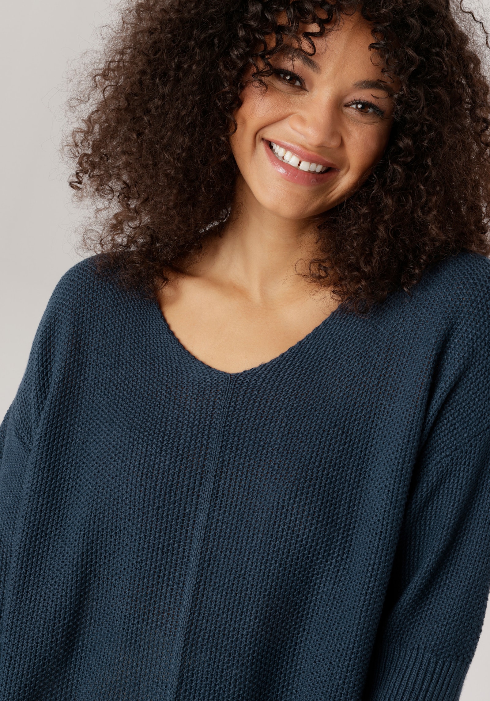 Aniston PLUS Strickpullover - marine