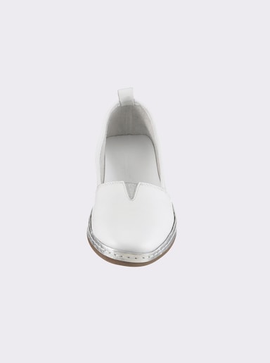Andrea Conti Slipper - weiß-silberfarben