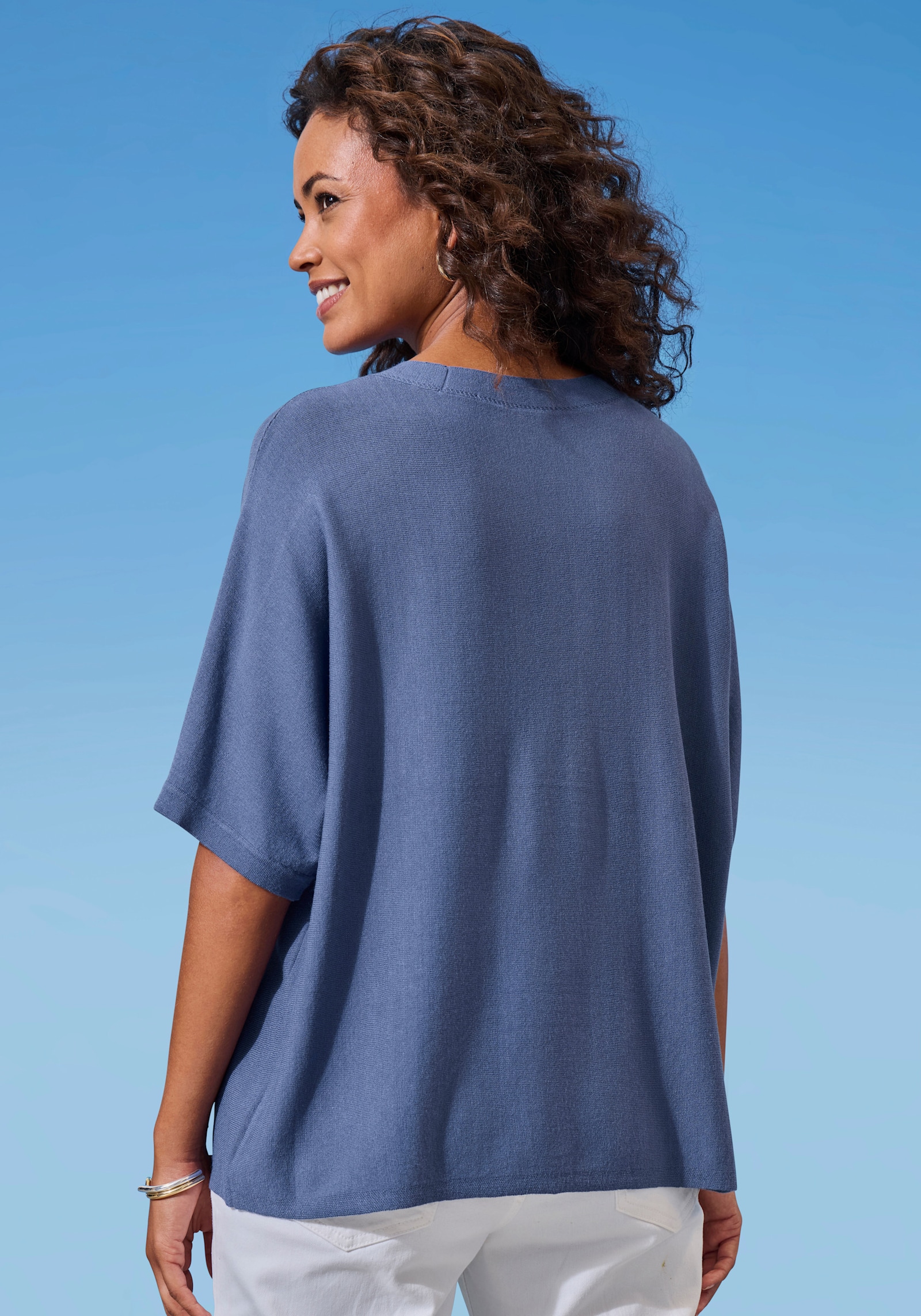 Vivance T-shirt à manches courtes - indigo