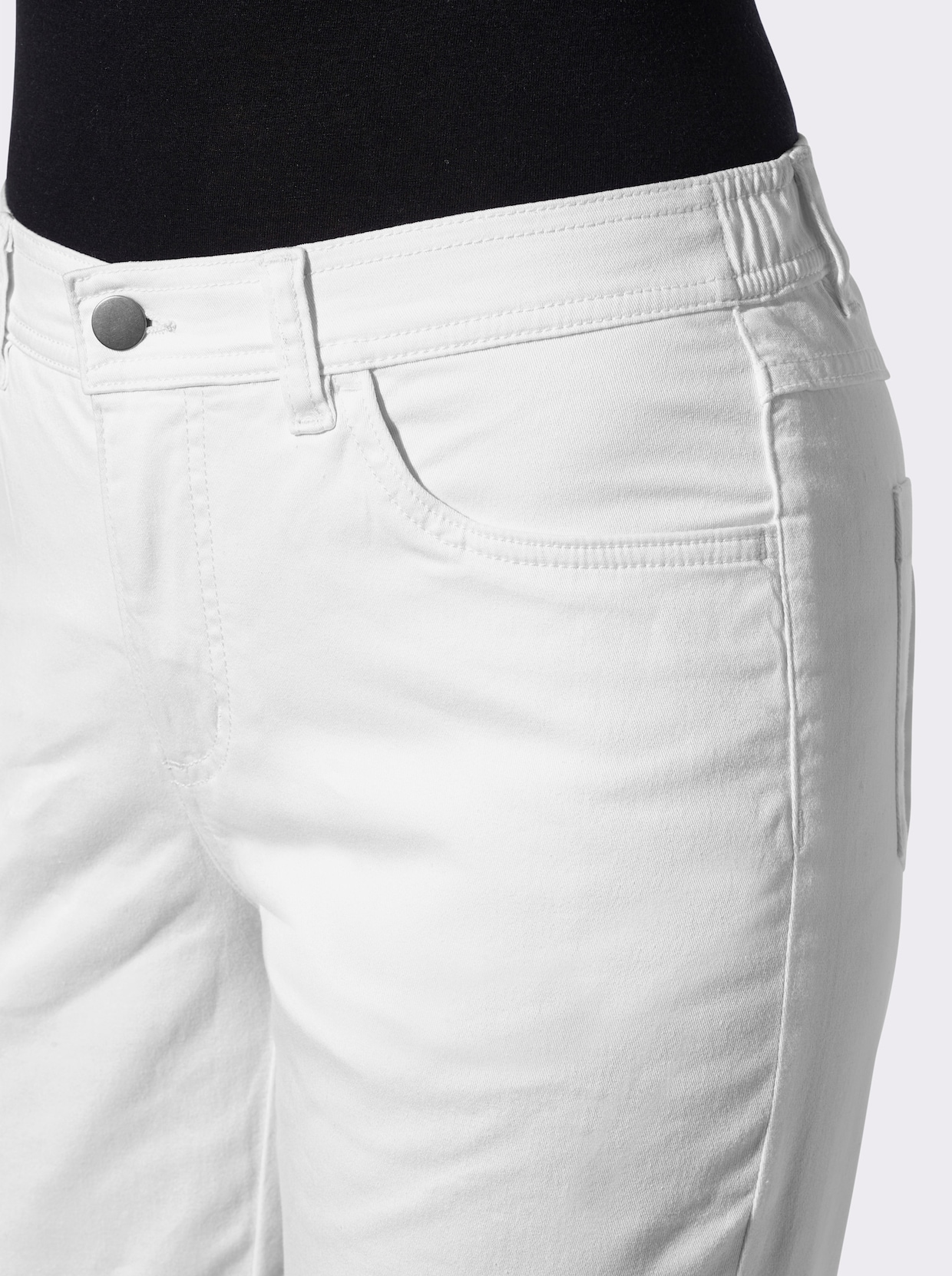 Stretch-Hose - weiß