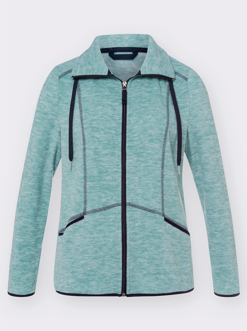 Fleecejack met opstaande kraag in orchidee | Your Look... for less Fleecejack met opstaande kraag in orchidee | Your Look... for less