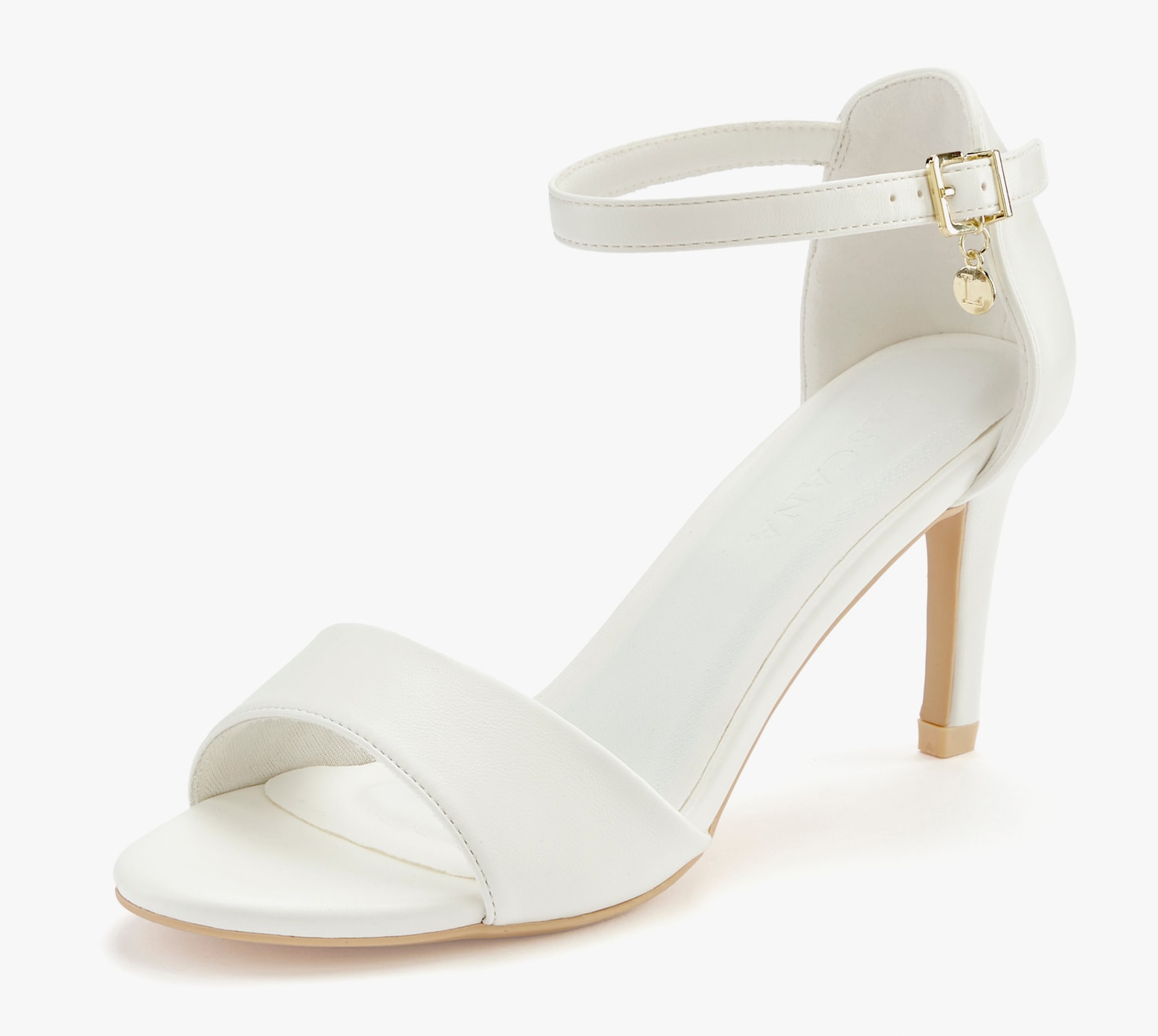 LASCANA High-Heel-Sandalette - weiß