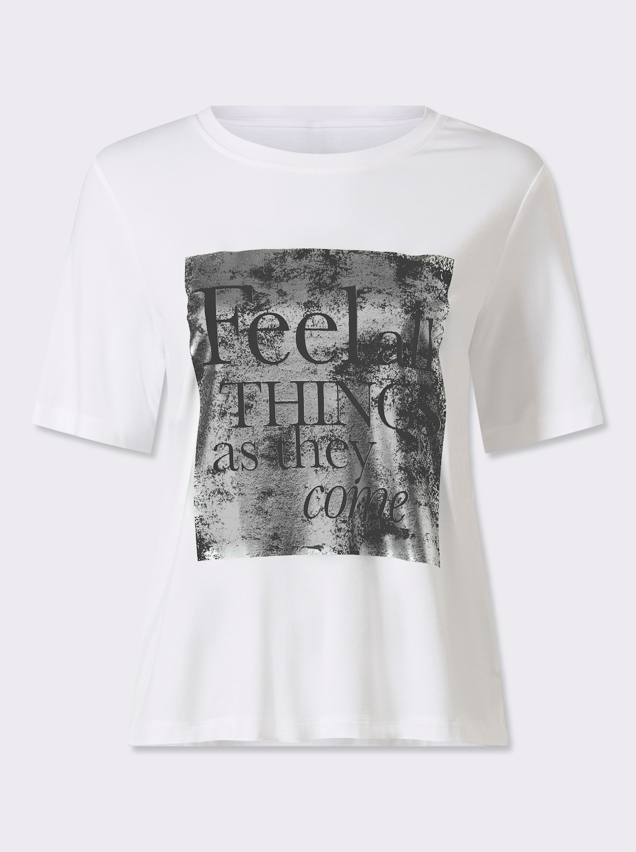 heine T-shirt à manches courtes - écru