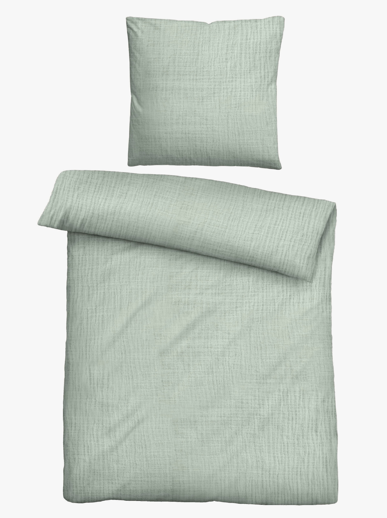 Biberna Bettwäsche - hellgrün