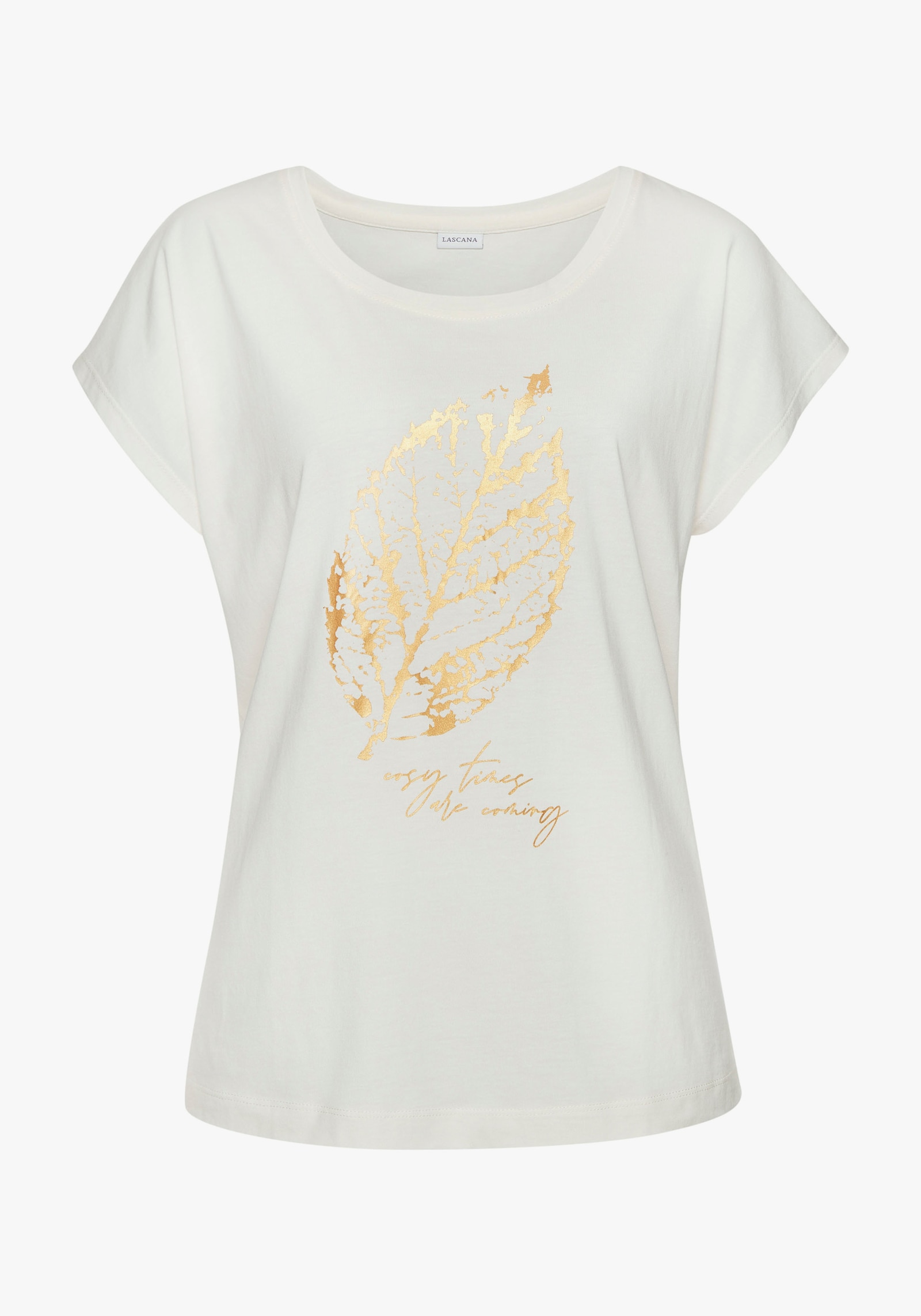 LASCANA Pyjamaoberteil - ecru