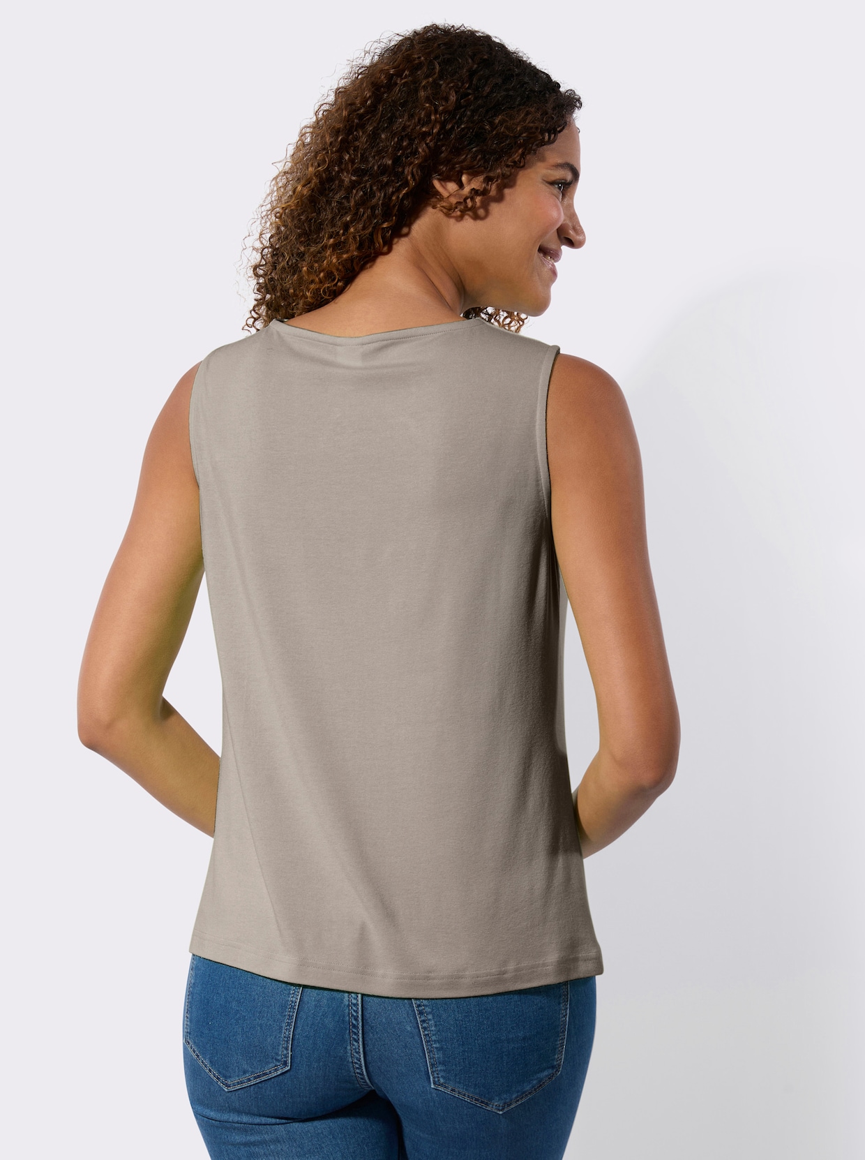 Shirttop - taupe