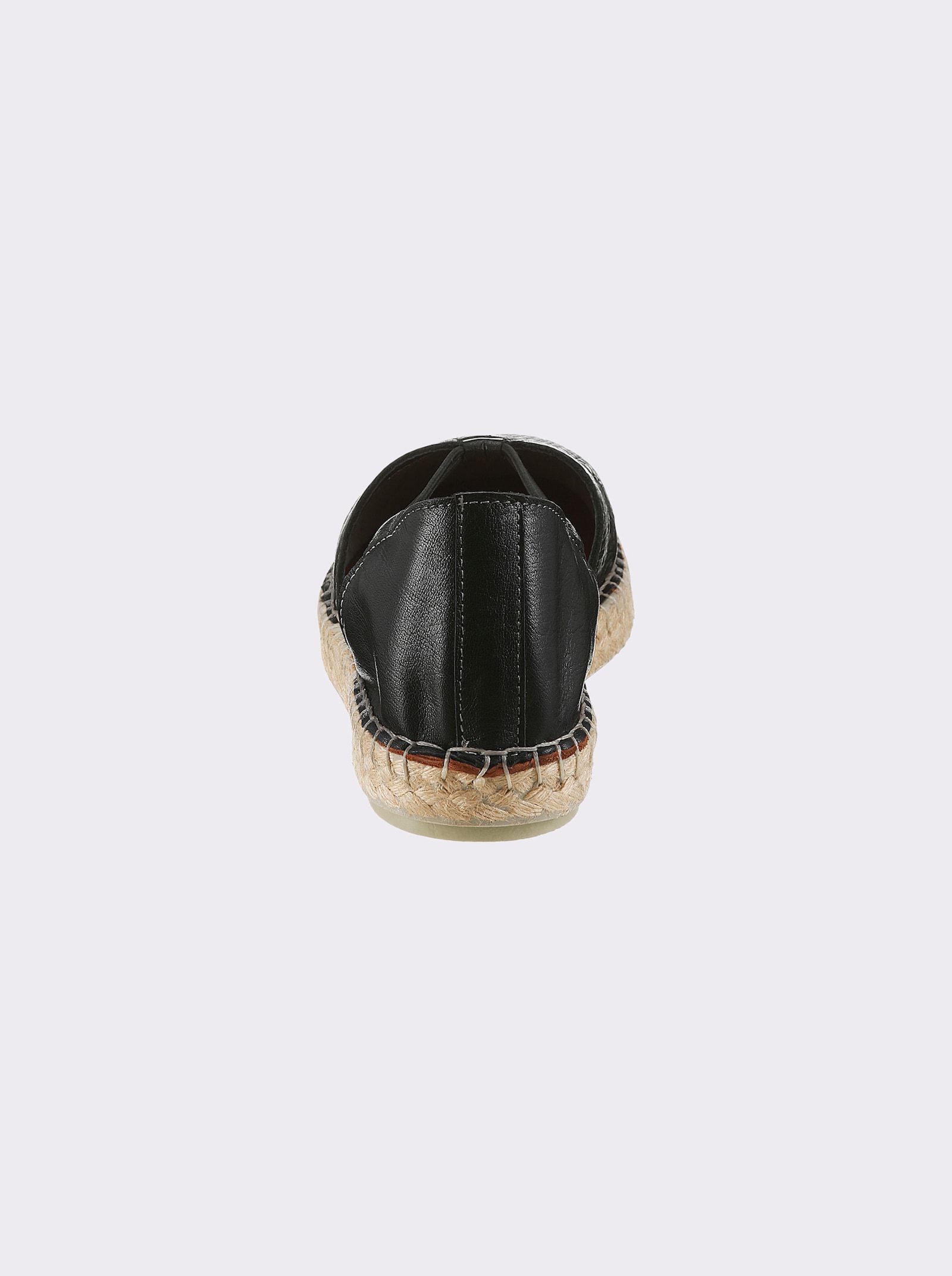 Gemini Slipper mit Gummizug - schwarz