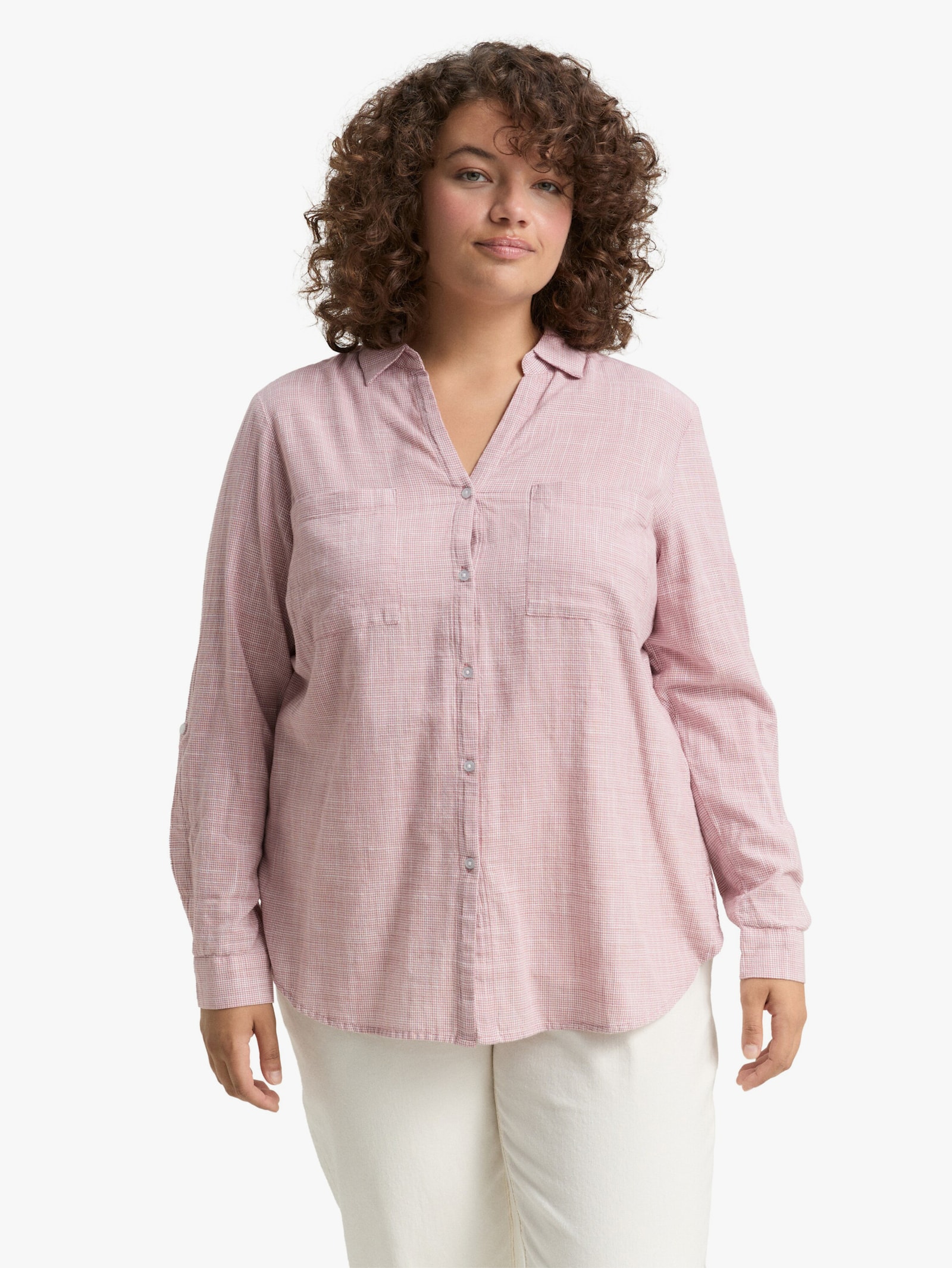 Shirtbluse - wineberry rose