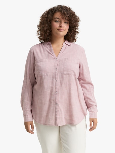 Shirtbluse - wineberry rose