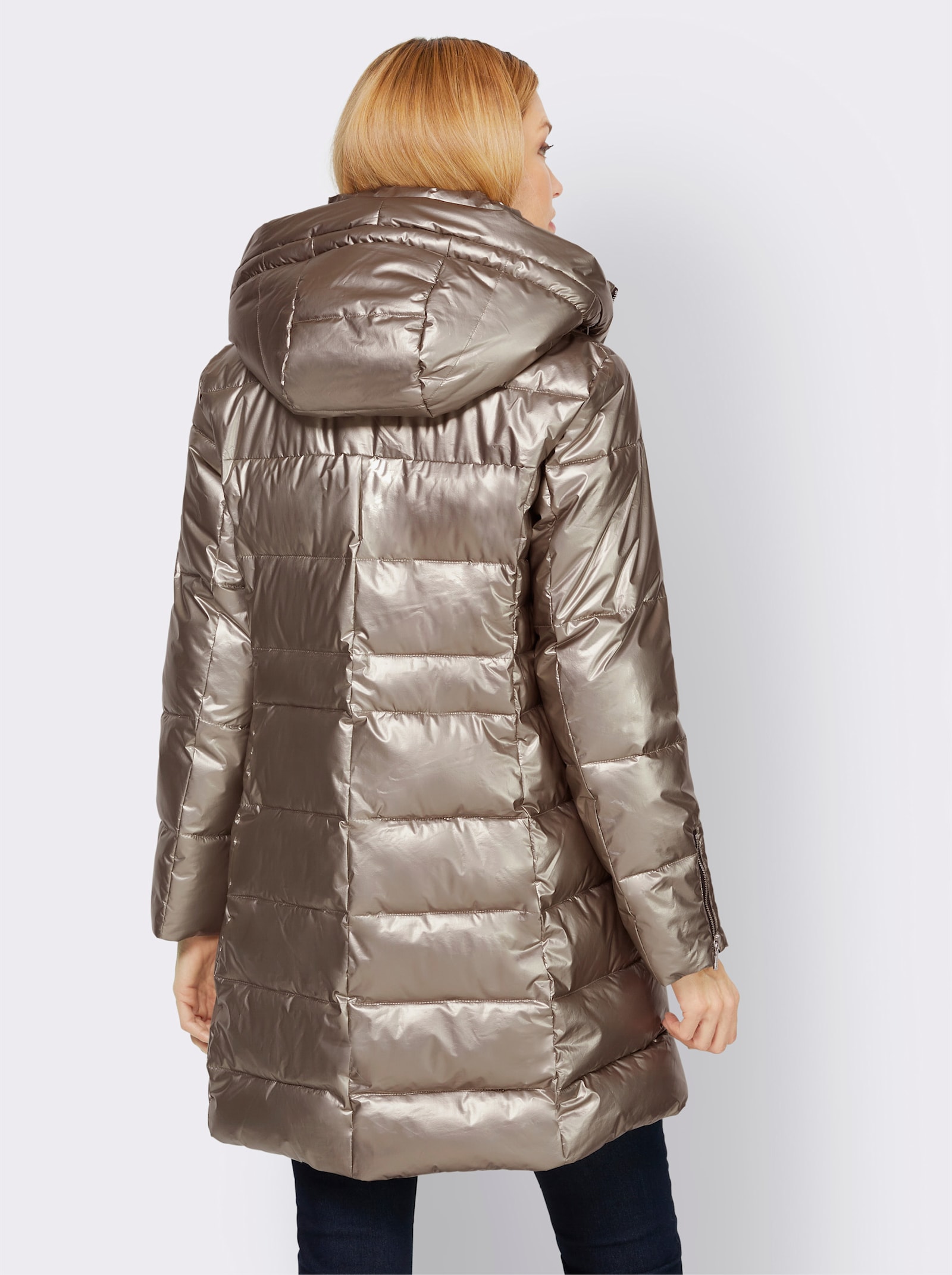 heine Winterjacke in Metallic-Optik - metallicfarben