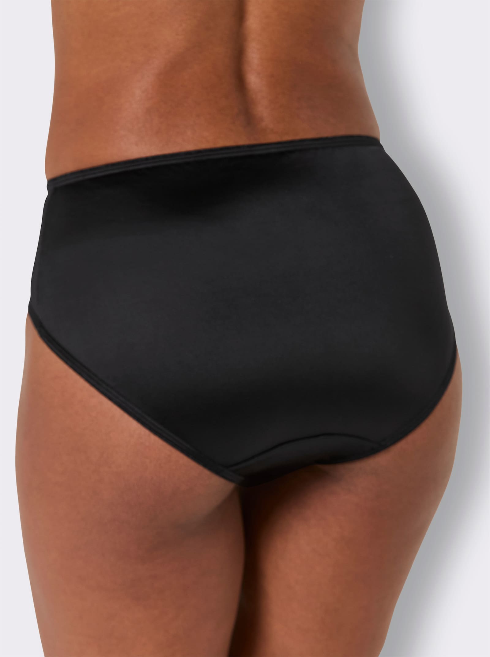 wäschepur Jazzpants mit Spitzeneinsatz vorne - 2x schwarz