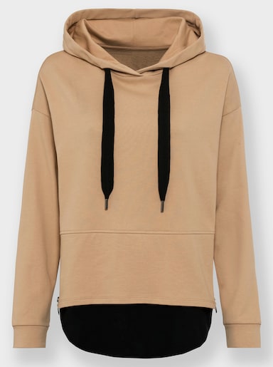 heine Kapuzensweatshirt - camel