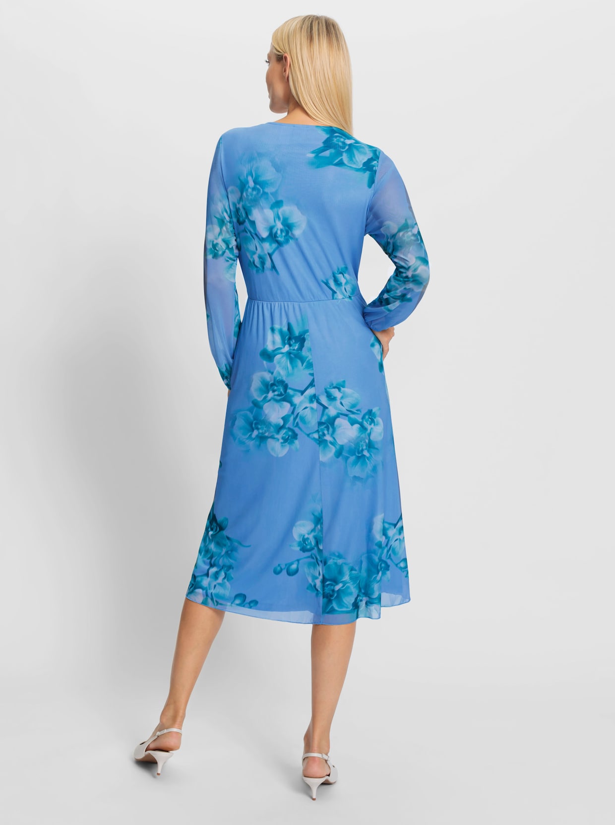 heine Robe imprimée - bleu ciel-bleu vert imprimé