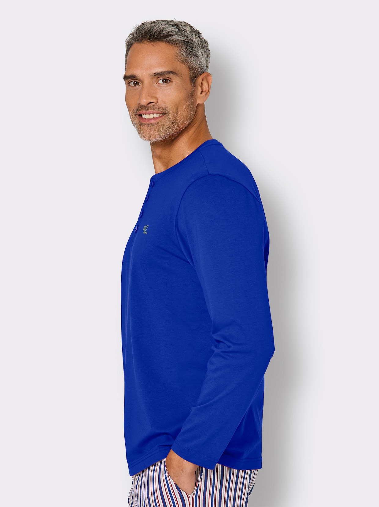 Schlafanzug-Shirt - royalblau