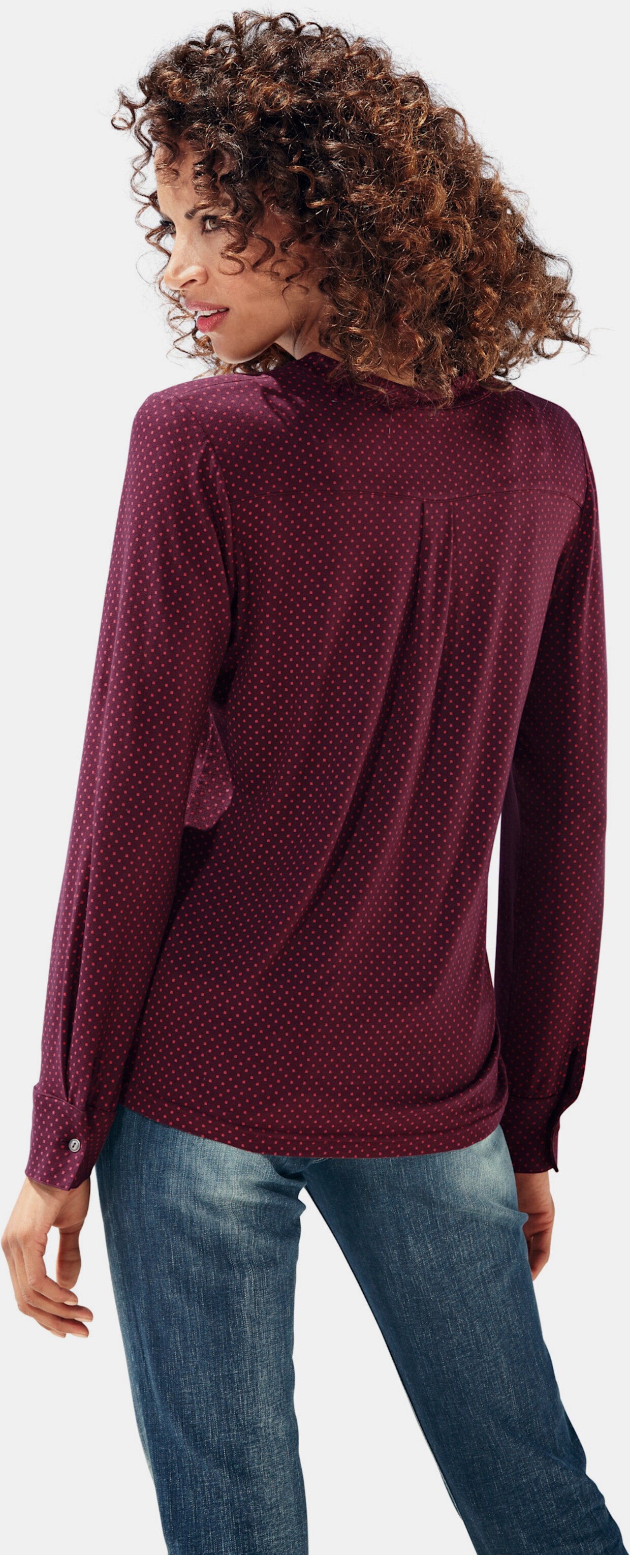 heine Blusenshirt - bordeaux