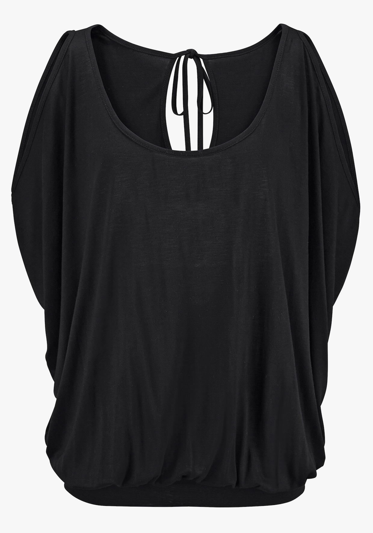 LASCANA Strandshirt - zwart