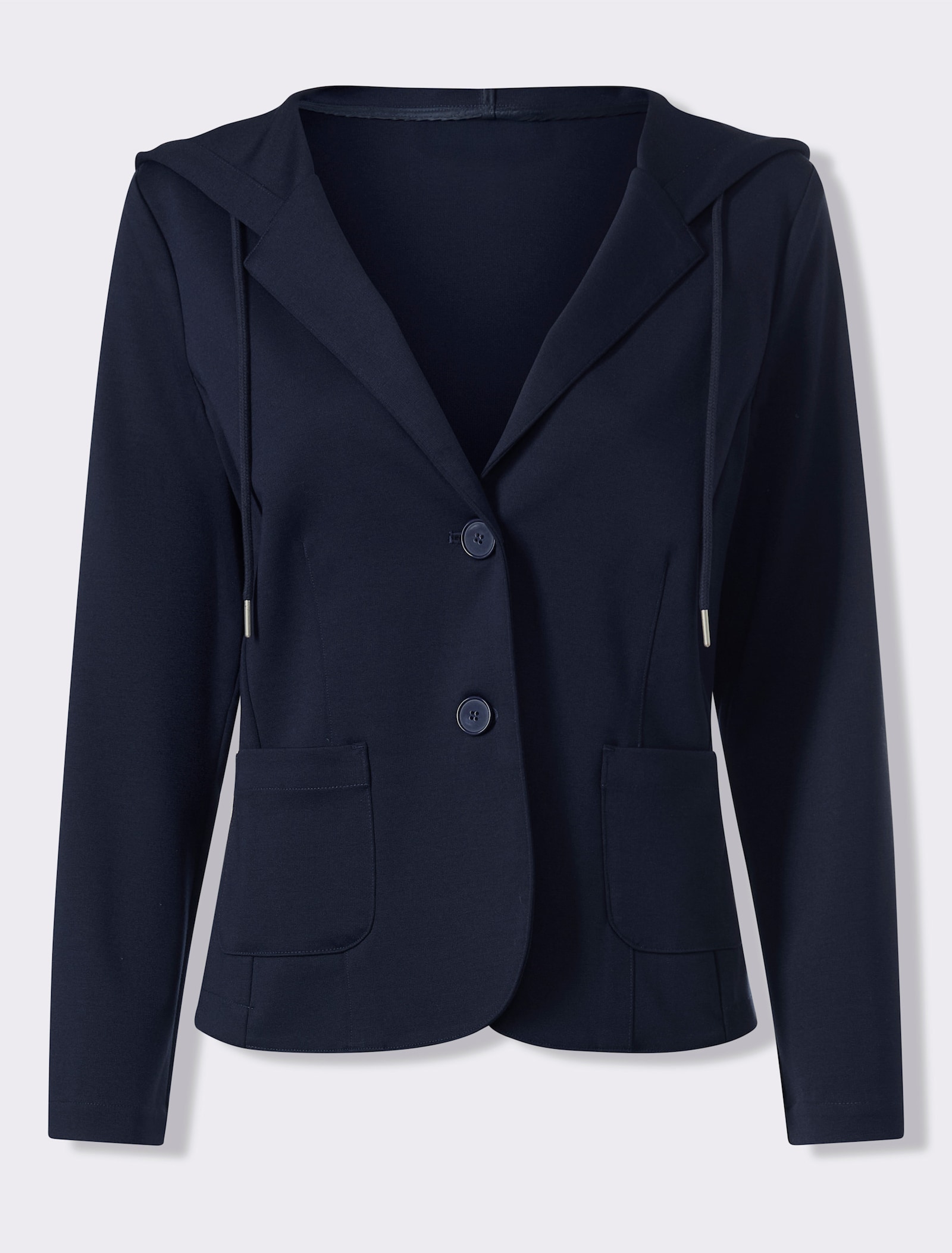 heine Blazer mit Kapuze - marine
