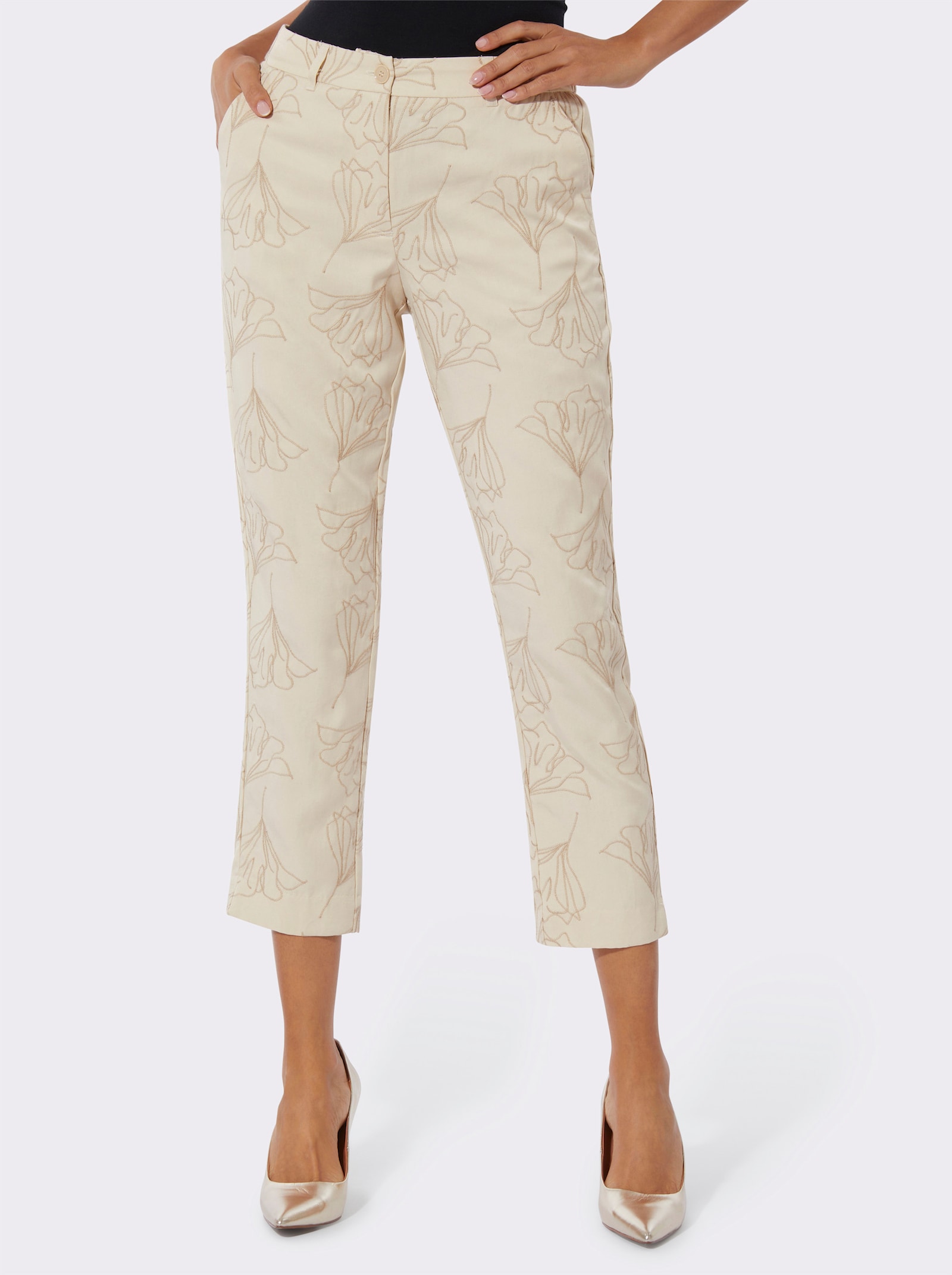 7/8-Hose mit rückwärtigem Dehnbund - sand