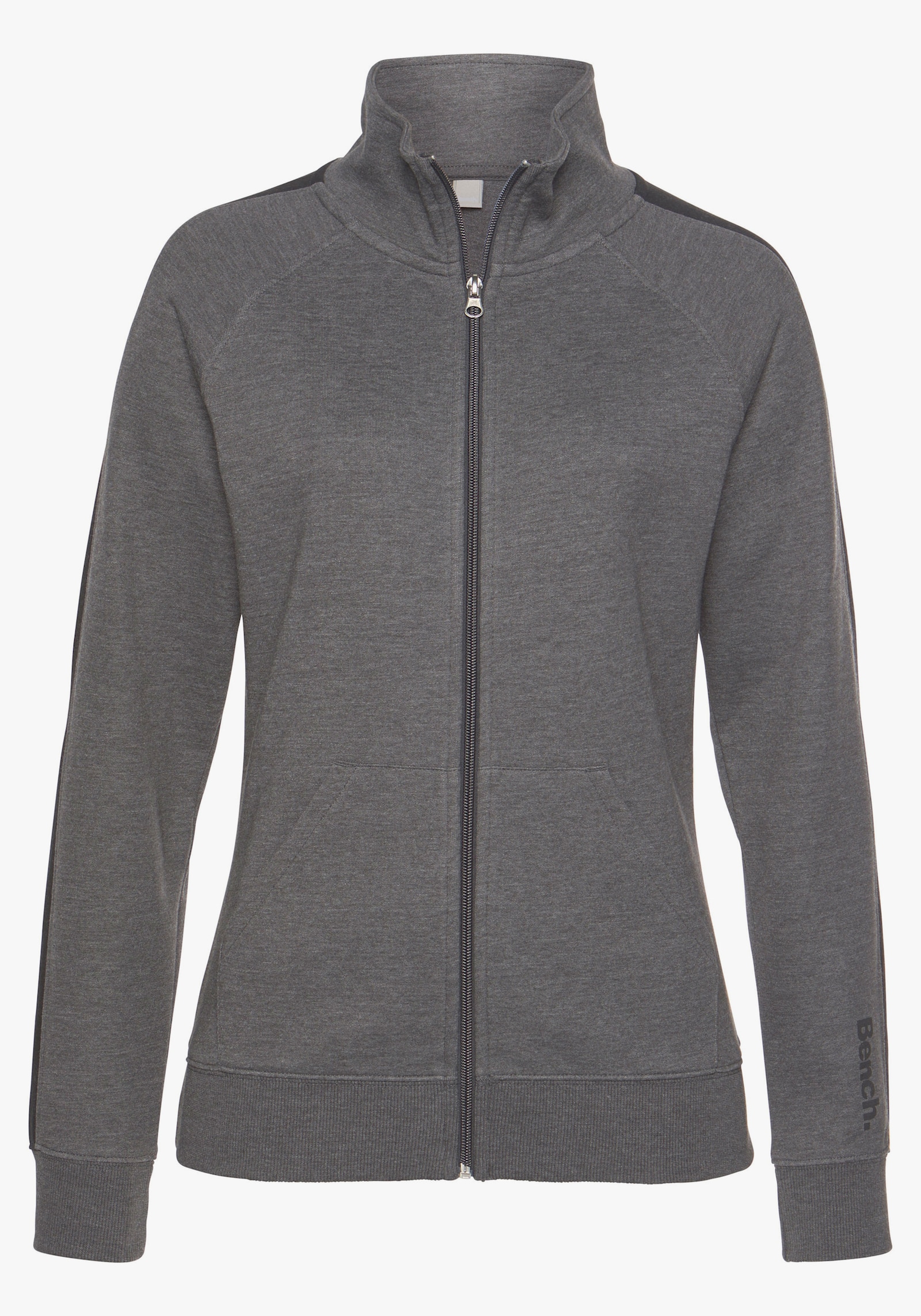 Bench. Loungewear Veste sweat - anthracite chiné-noir