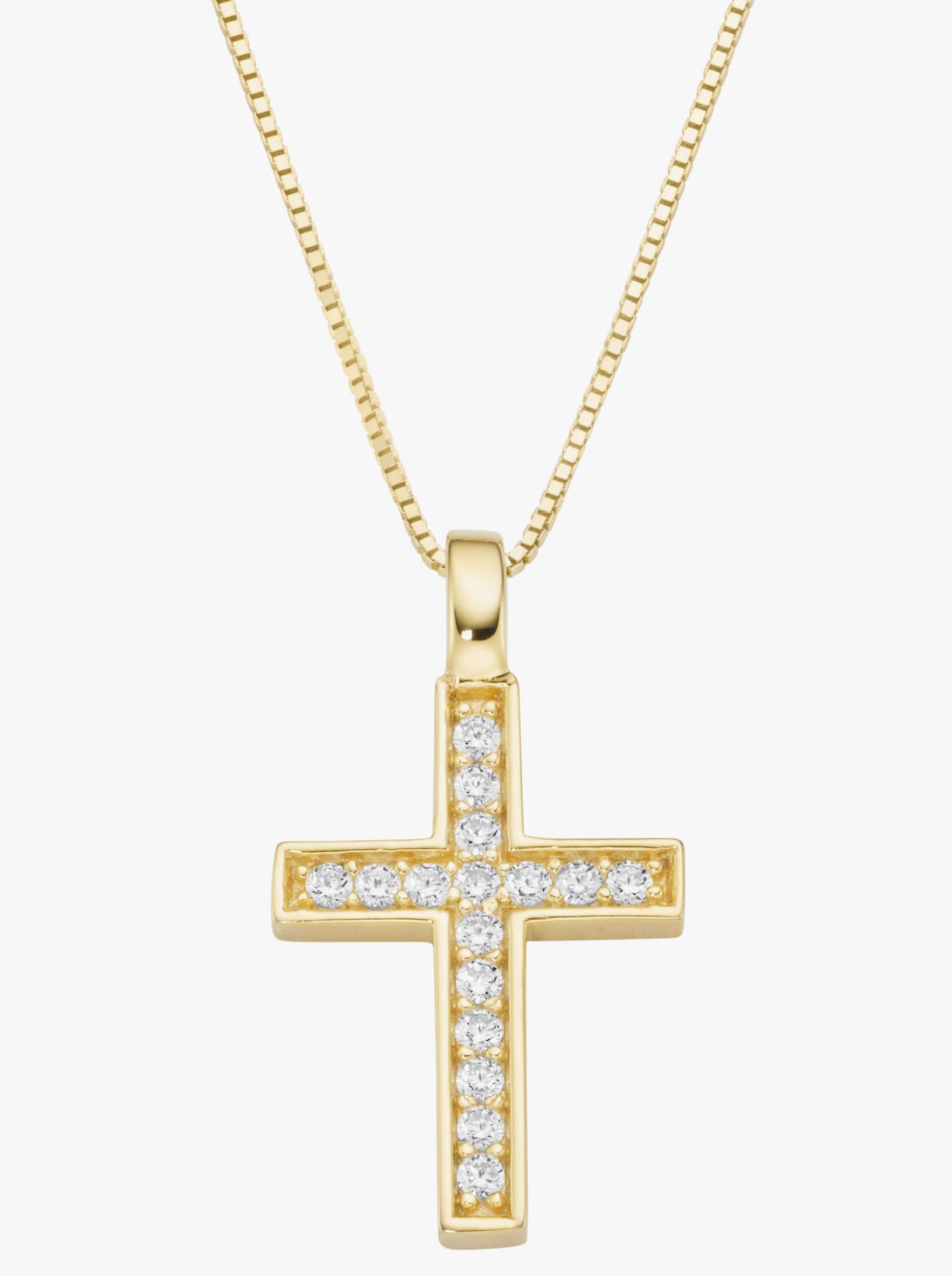 Anhänger mit Kette - Silber vergoldet 925