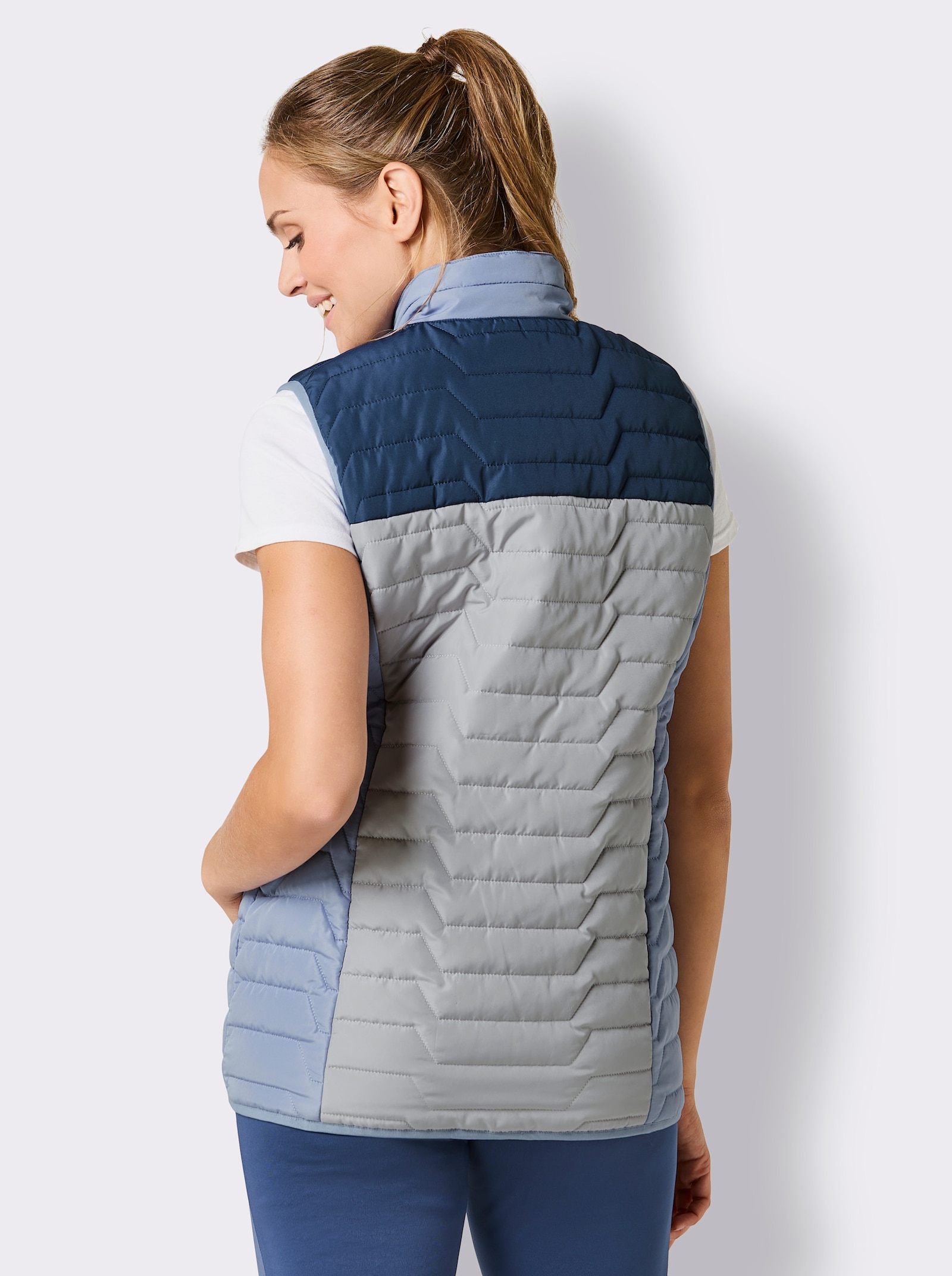 Catamaran Sports Steppweste mit elastischen Seiten - dunkelblau