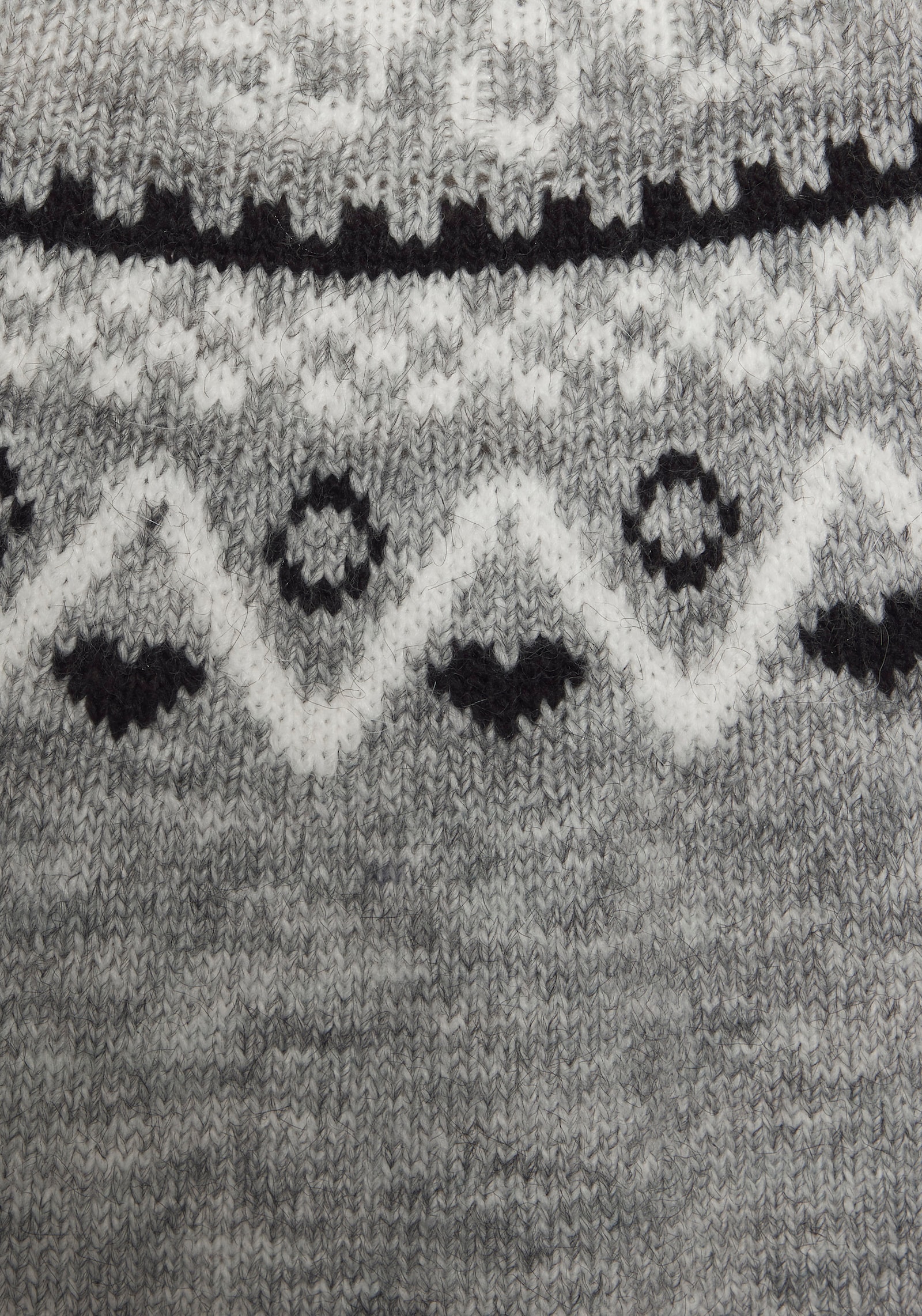 LASCANA Norwegerpullover - grau meliert