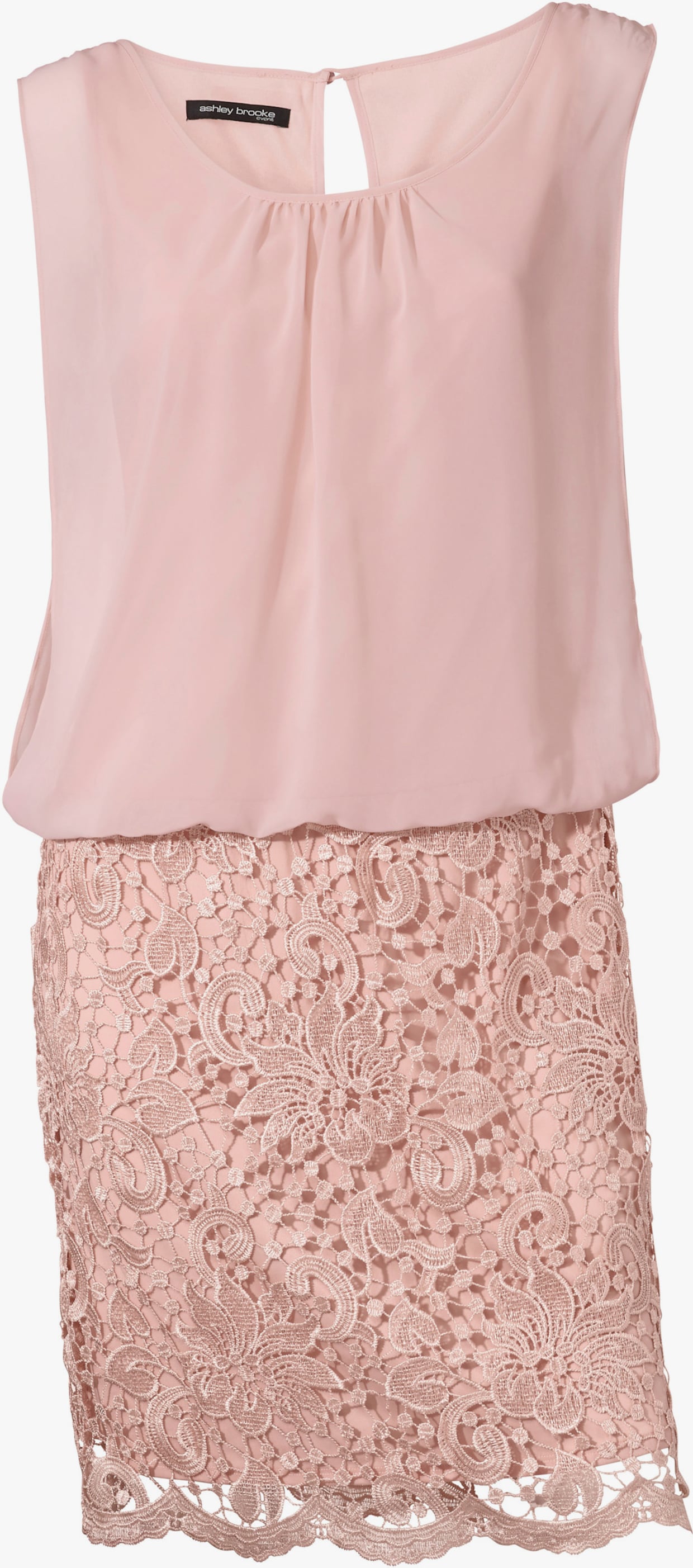 heine Robe en dentelle - rose