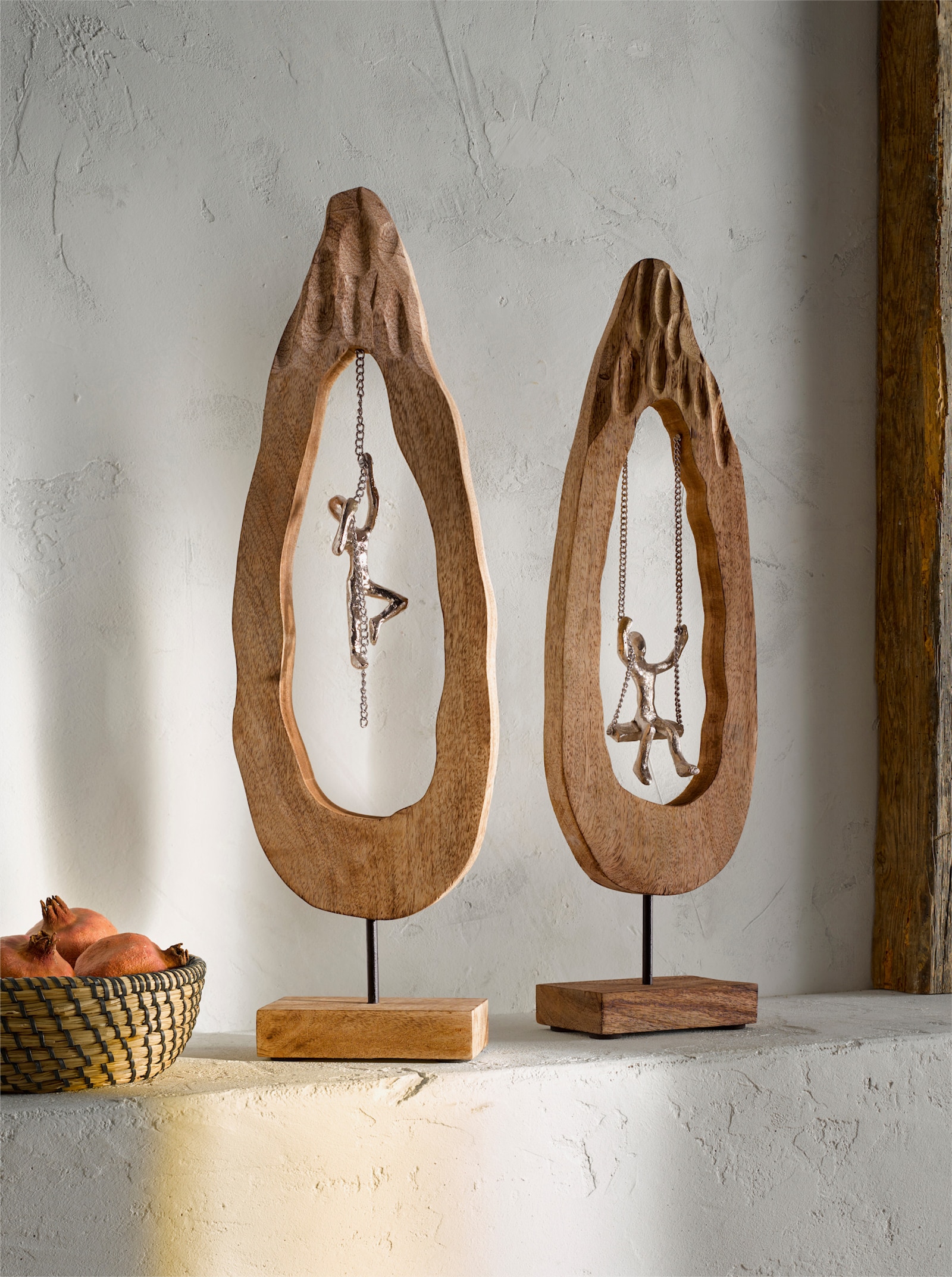 heine home Decoratieve figuur - naturel/zilverkleurig