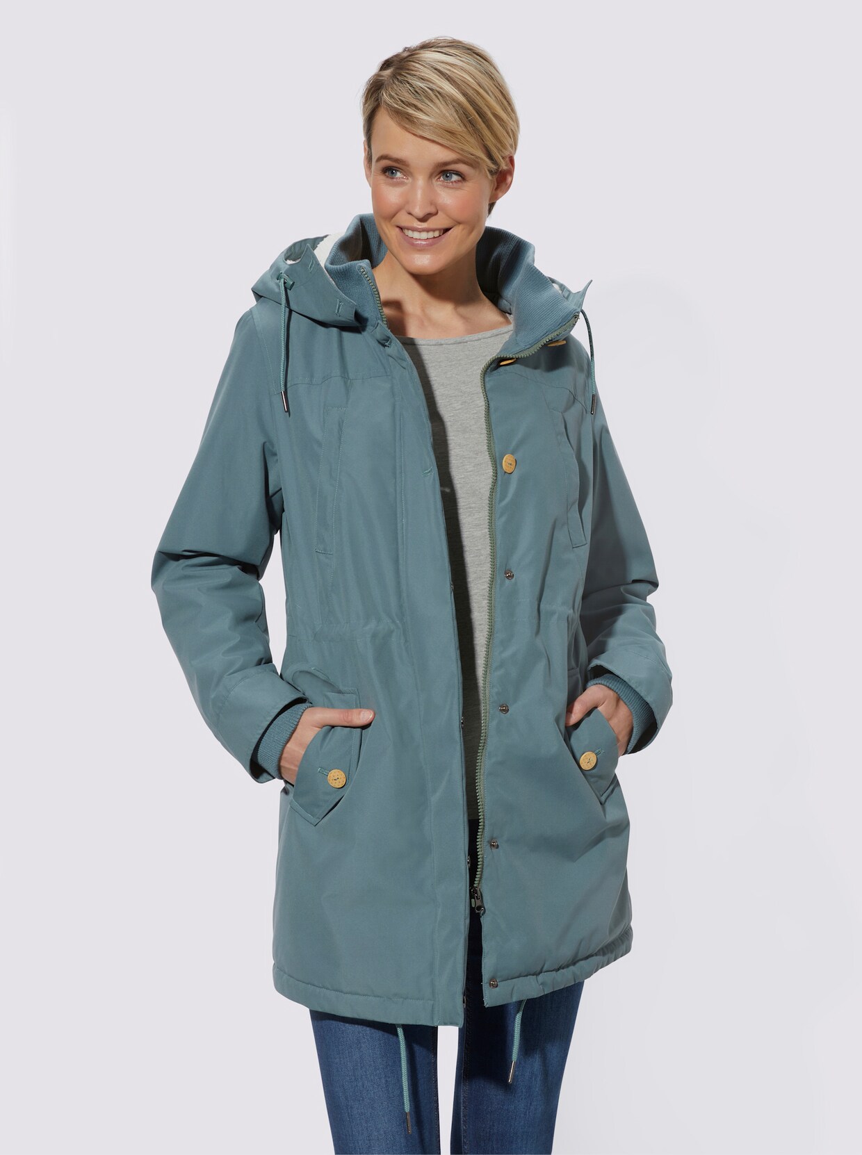 Parka - winterturquoise