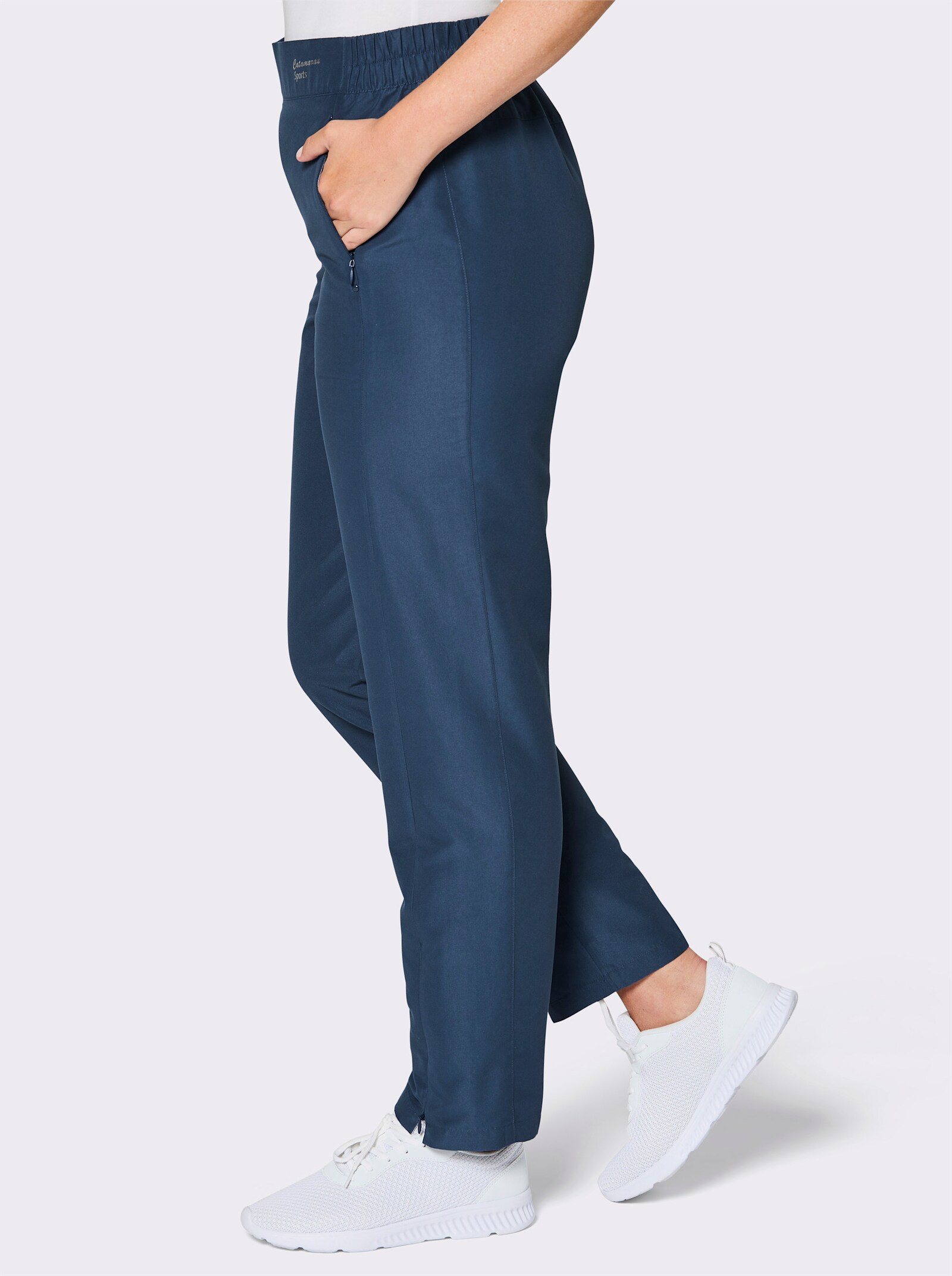Catamaran Sports Freizeithose mit Reißverschluss am Saum - dunkelblau