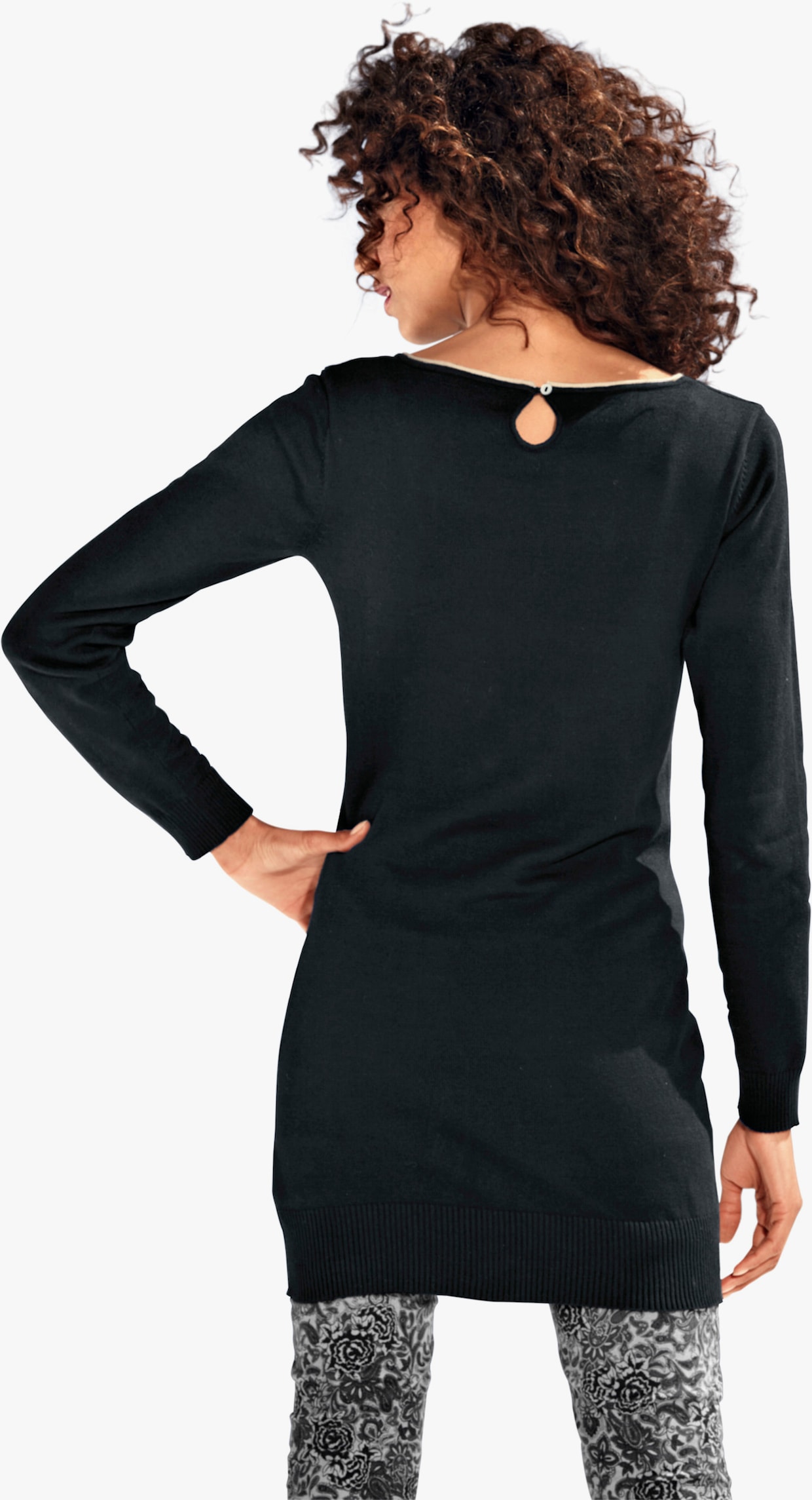 heine Longpullover - schwarz