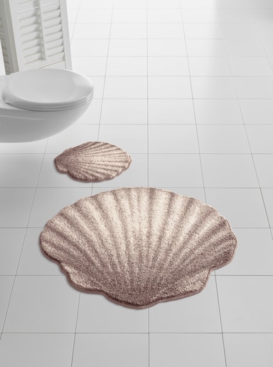 Grund Badematte - sand-ecru-gemustert
