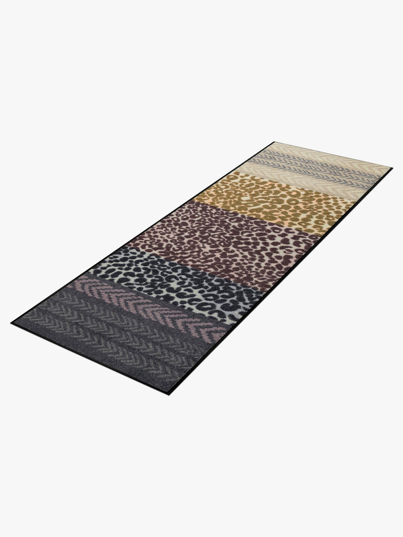 wash+dry by Kleen-Tex Fußmatte - braun-gemustert