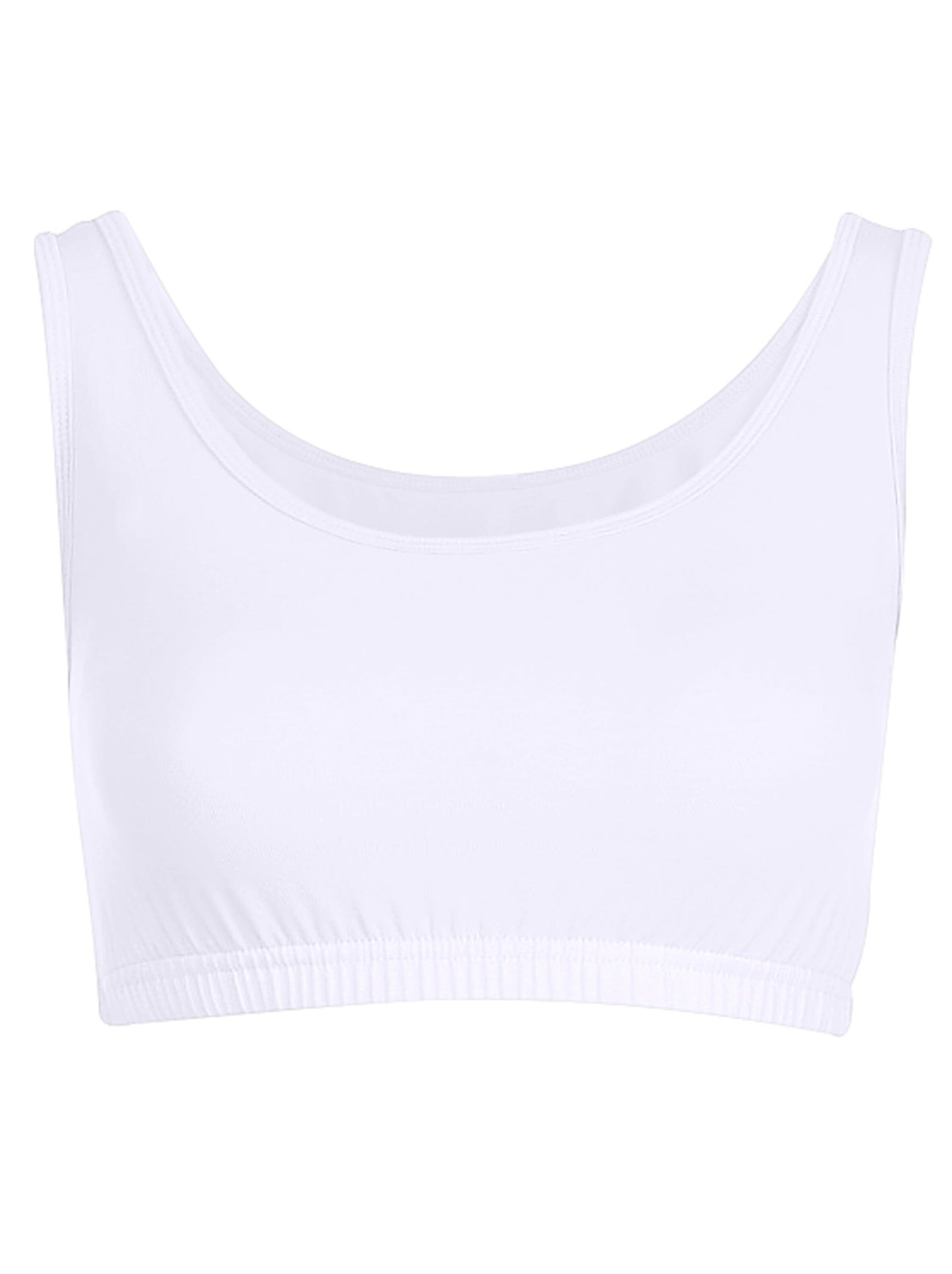 wäschepur Bustier - 3 Stück weiß