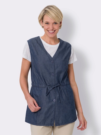 Lang vest - dark-blue