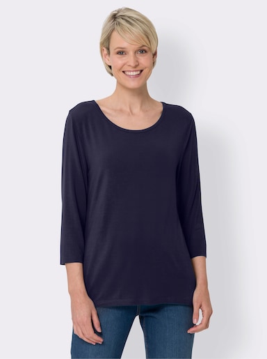 Shirt met 3/4-mouw - marine