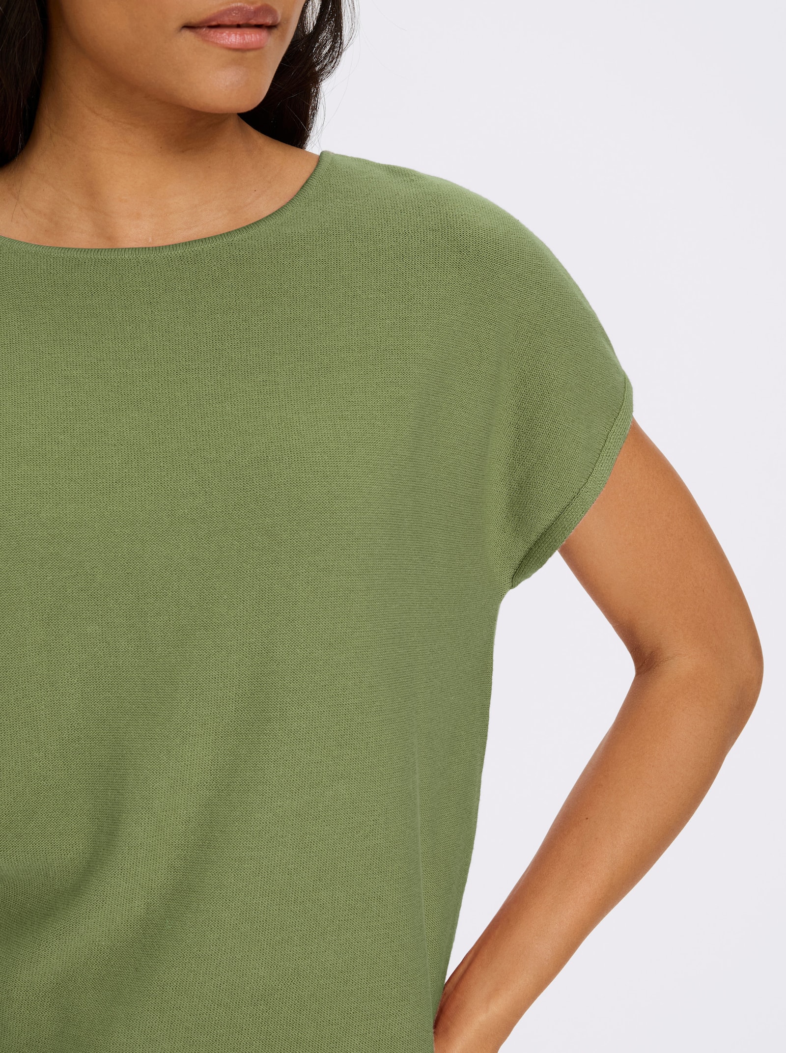 heine Pullunder im Linksstrick - eucalyptus