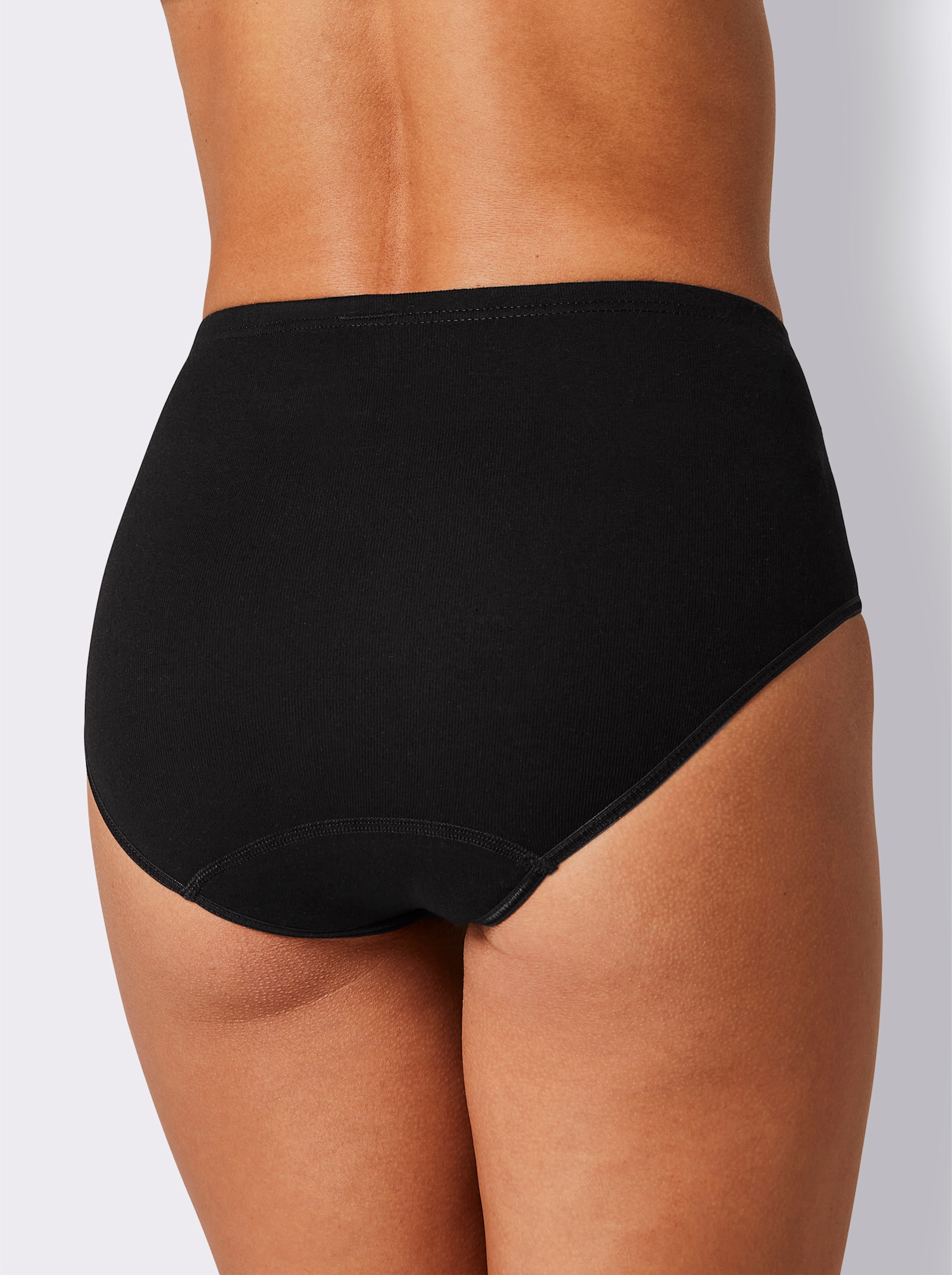 Speidel Slip mit Glanzbandeinfassung - 3 Stück schwarz