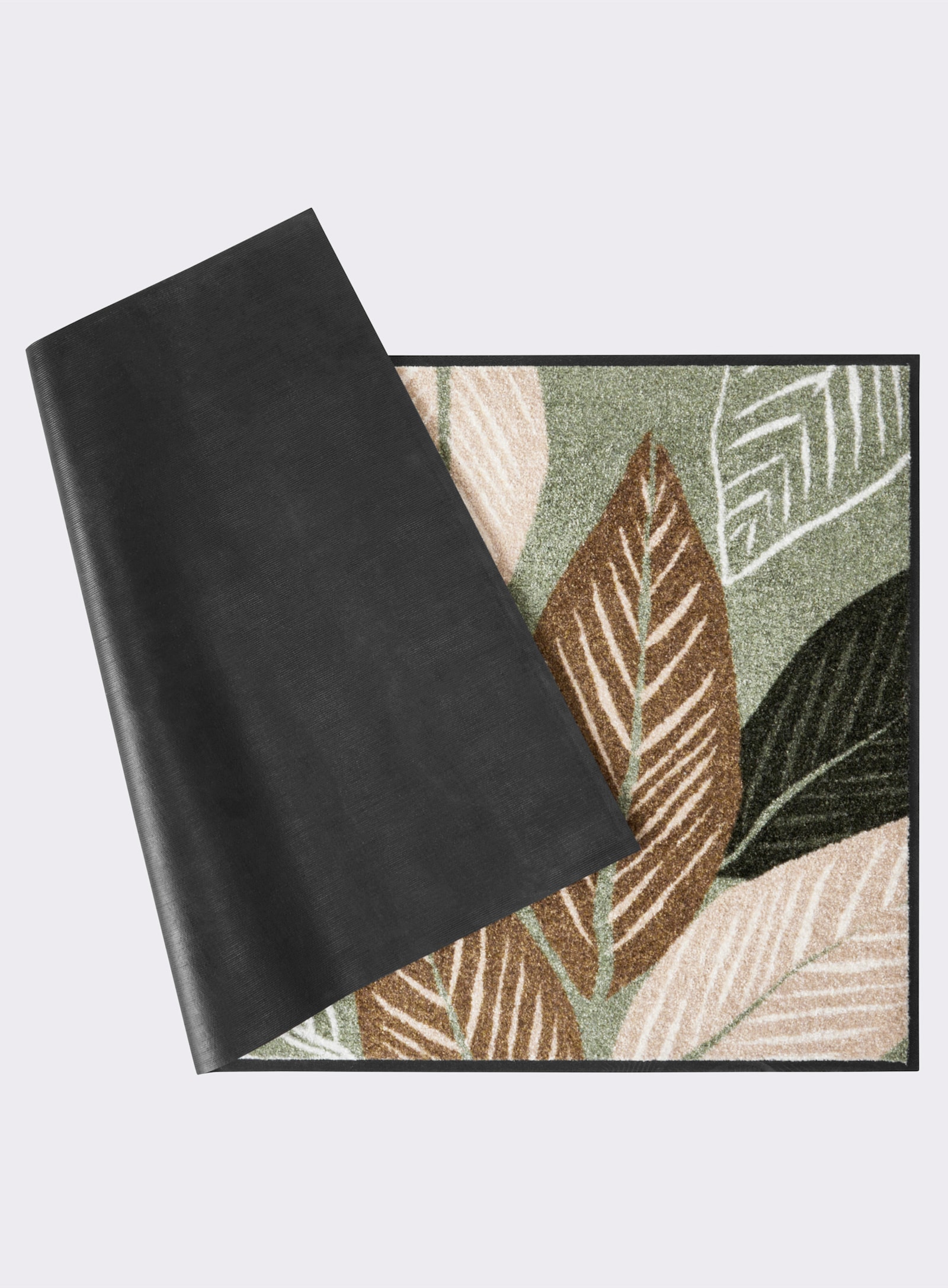 heine home Fußmatte - grün-beige