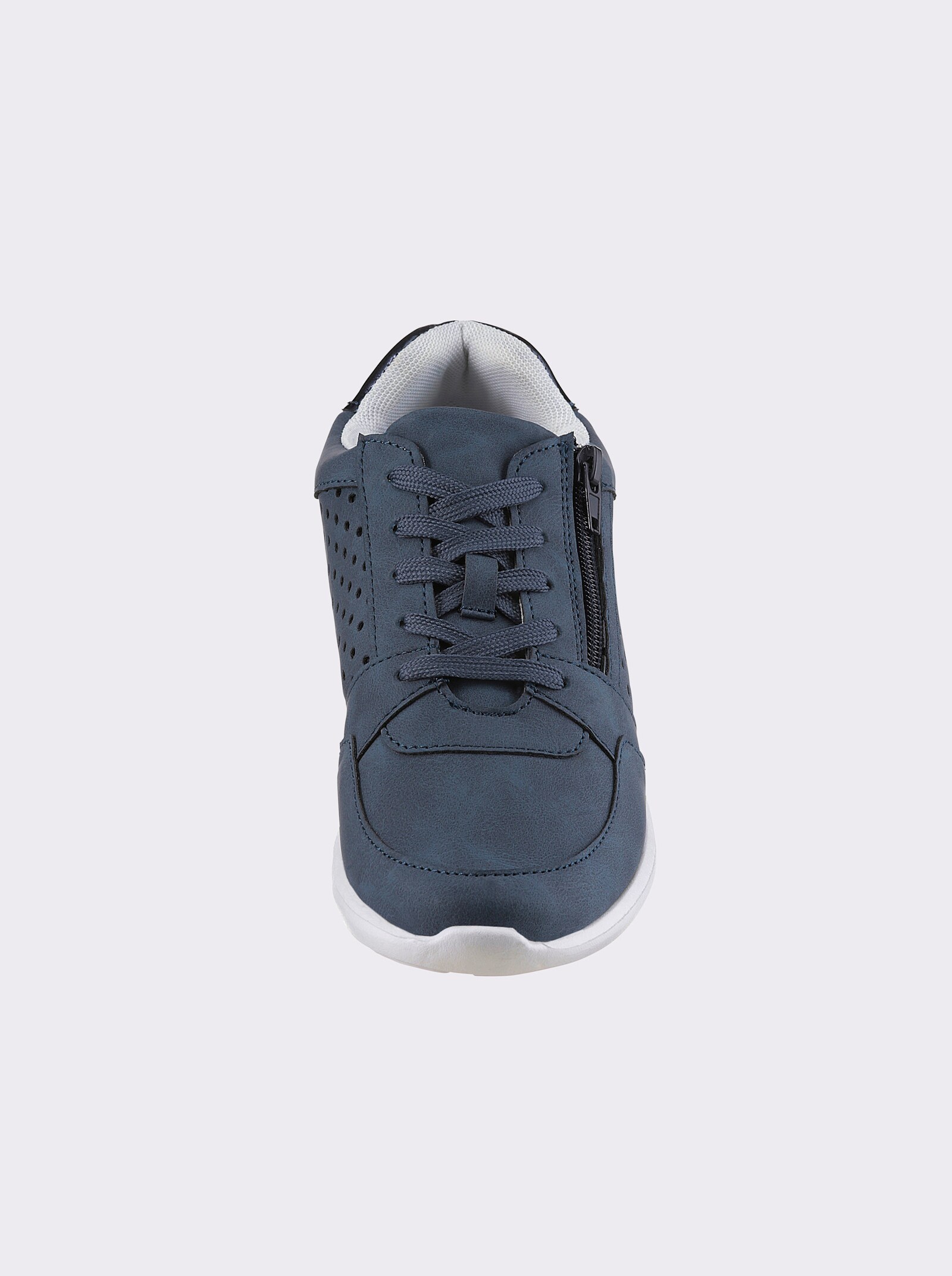 airsoft modern+ Sneaker mit seitlichem Reißverschluss - jeansblau