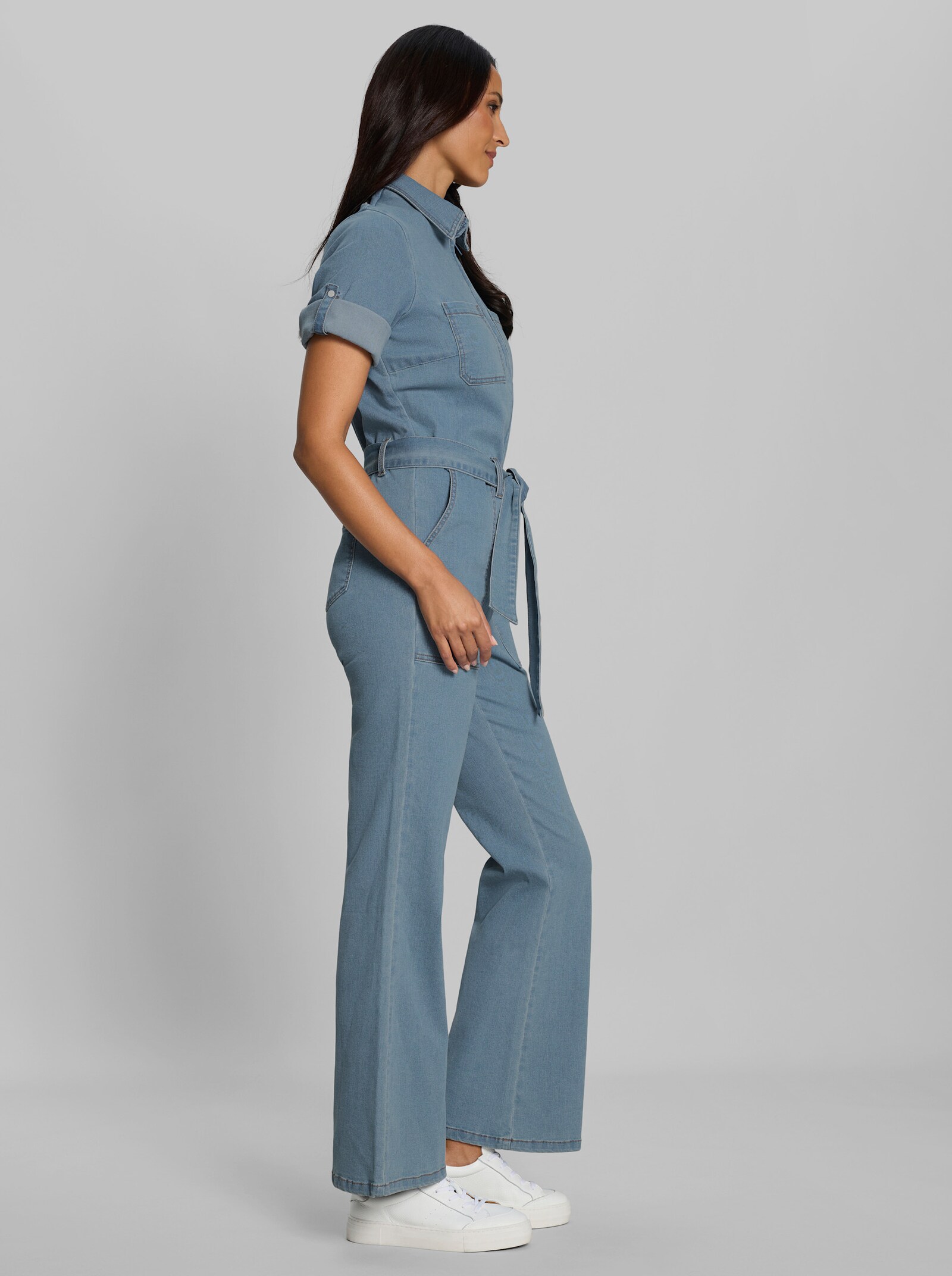heine Overall aus Denim - blue-bleached