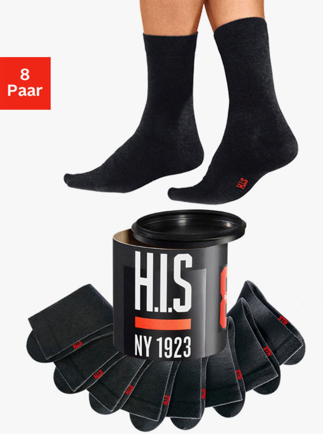 H.I.S Socken - schwarz
