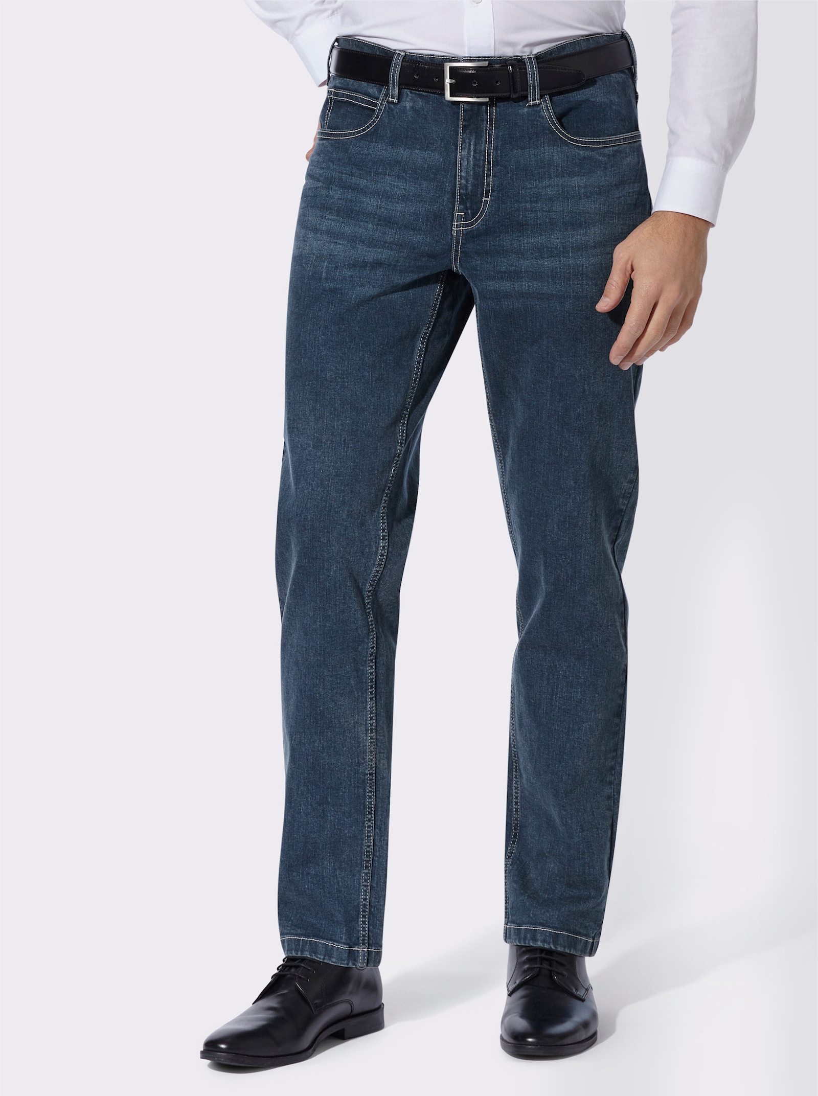 5-Pocket-Jeans mit spezieller Waschung - dark blue